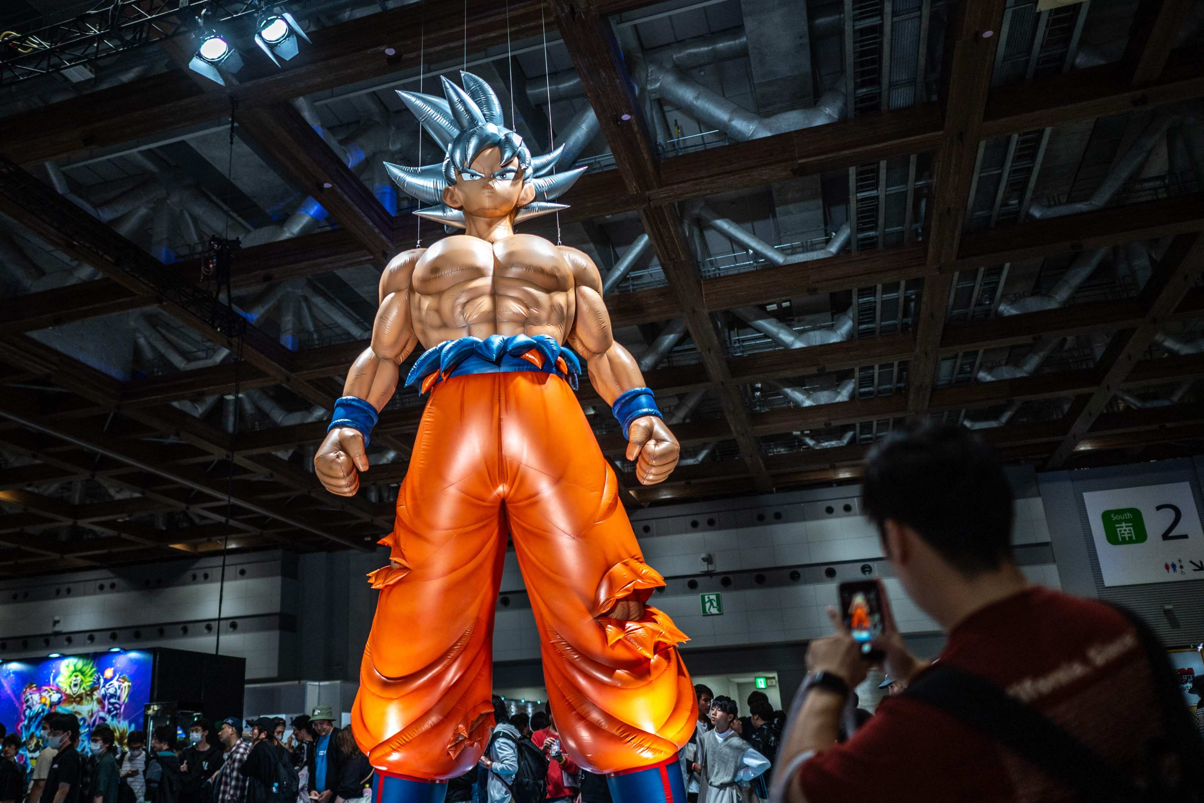 People visit the Dragon Ball Daimatsuri event, to mark the 40th anniversary of Akira Toriyama’s Dragon Ball franchise, at the Tokyo Big Sight, in Tokyo, Japan, on October 6, 2024. Photo: AFP