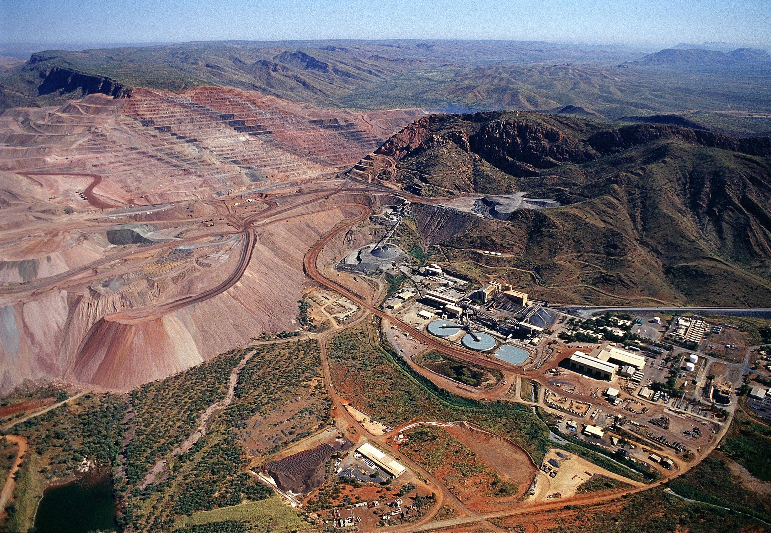 A diamond mine in the Kimberley region of western Australia. Photo: Nature/AFP