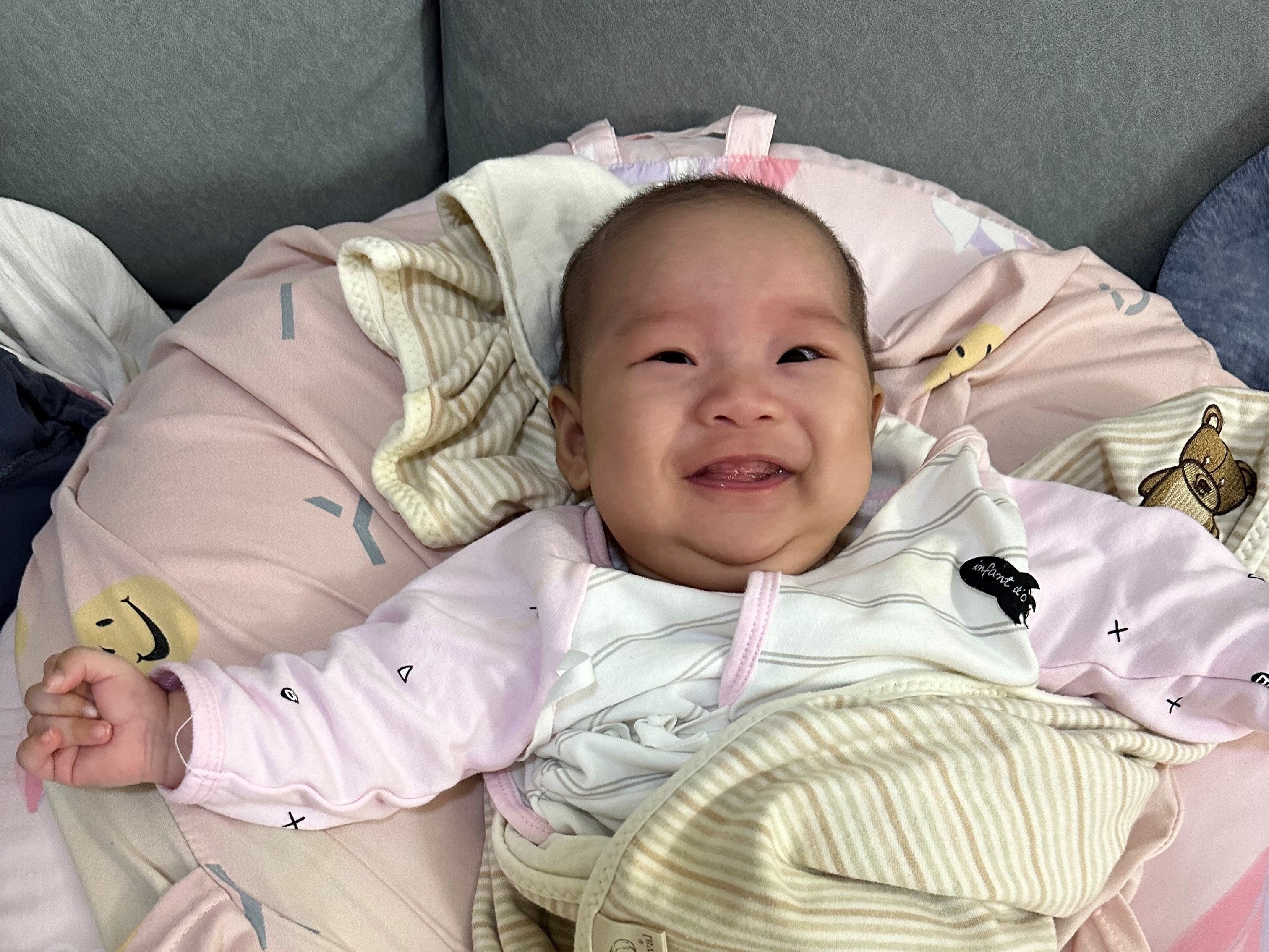 Whitney is in need of a life-saving heart transplant after developing an enlarged heart chamber. Photo: Hong Kong Children’s Hospital