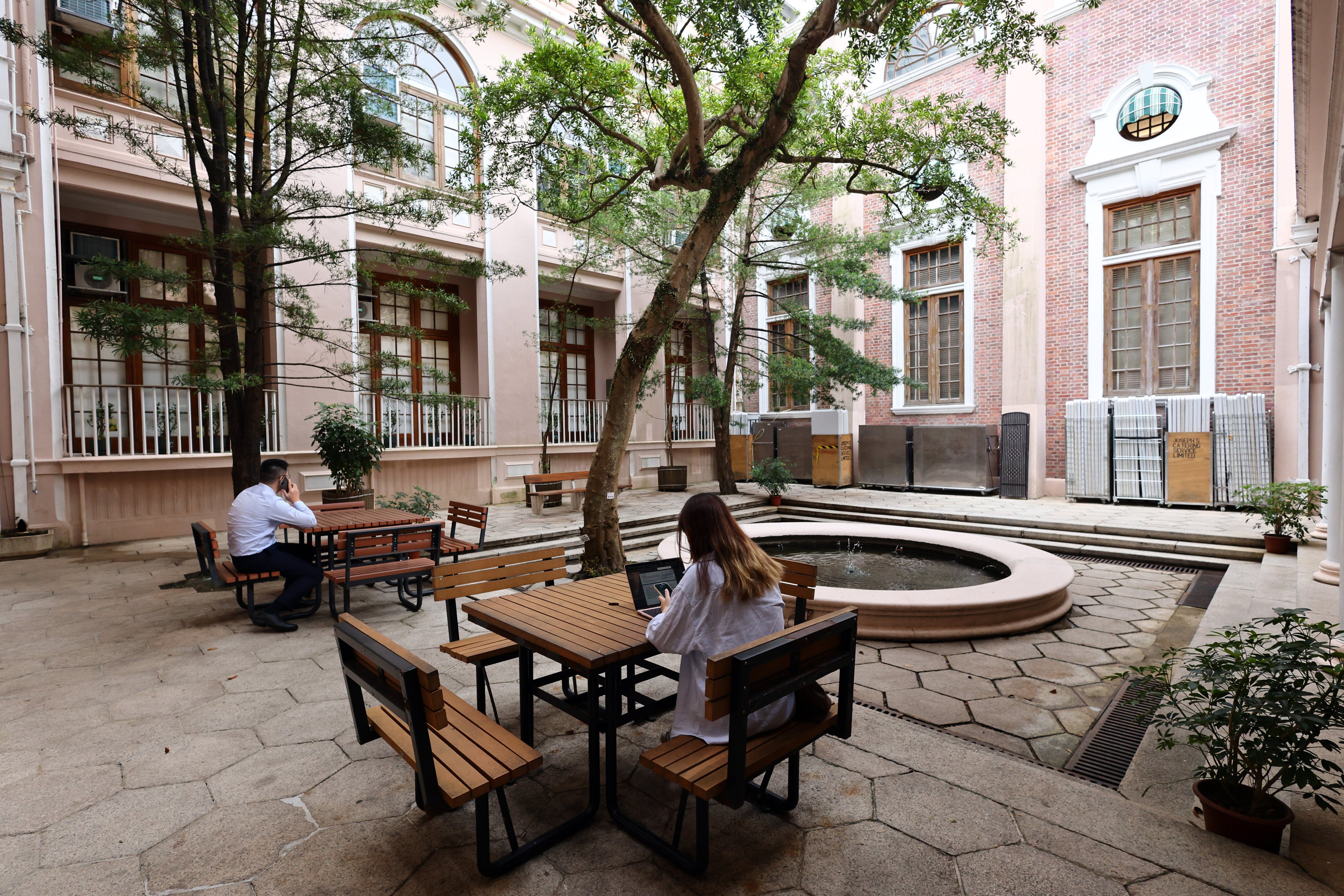 A view inside the University of Hong Kong campus in Pok Fu Lam. Photo: Dickson Lee