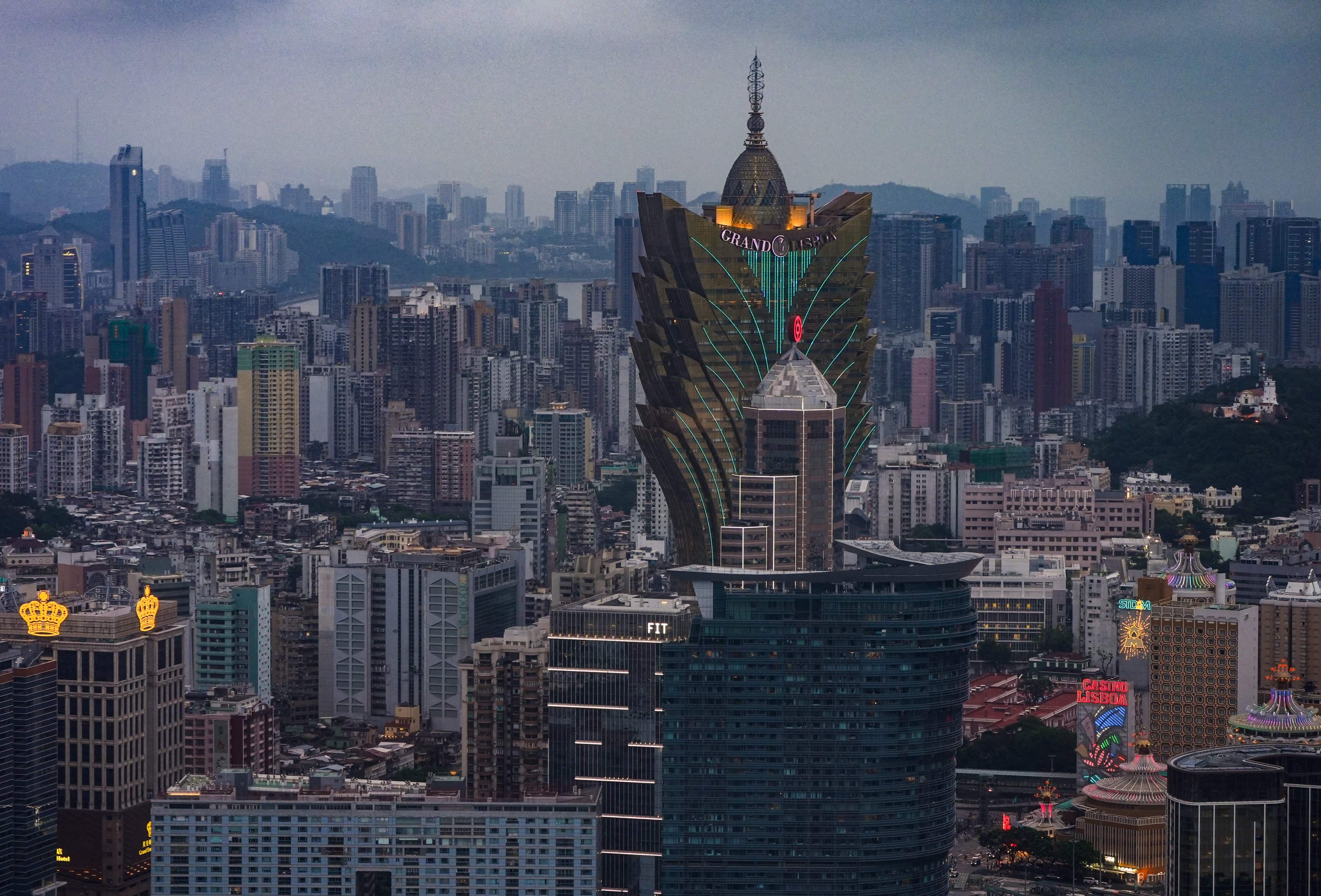 A view of Macau Peninsula pictured from Macau Tower. Photo: Eugene Lee