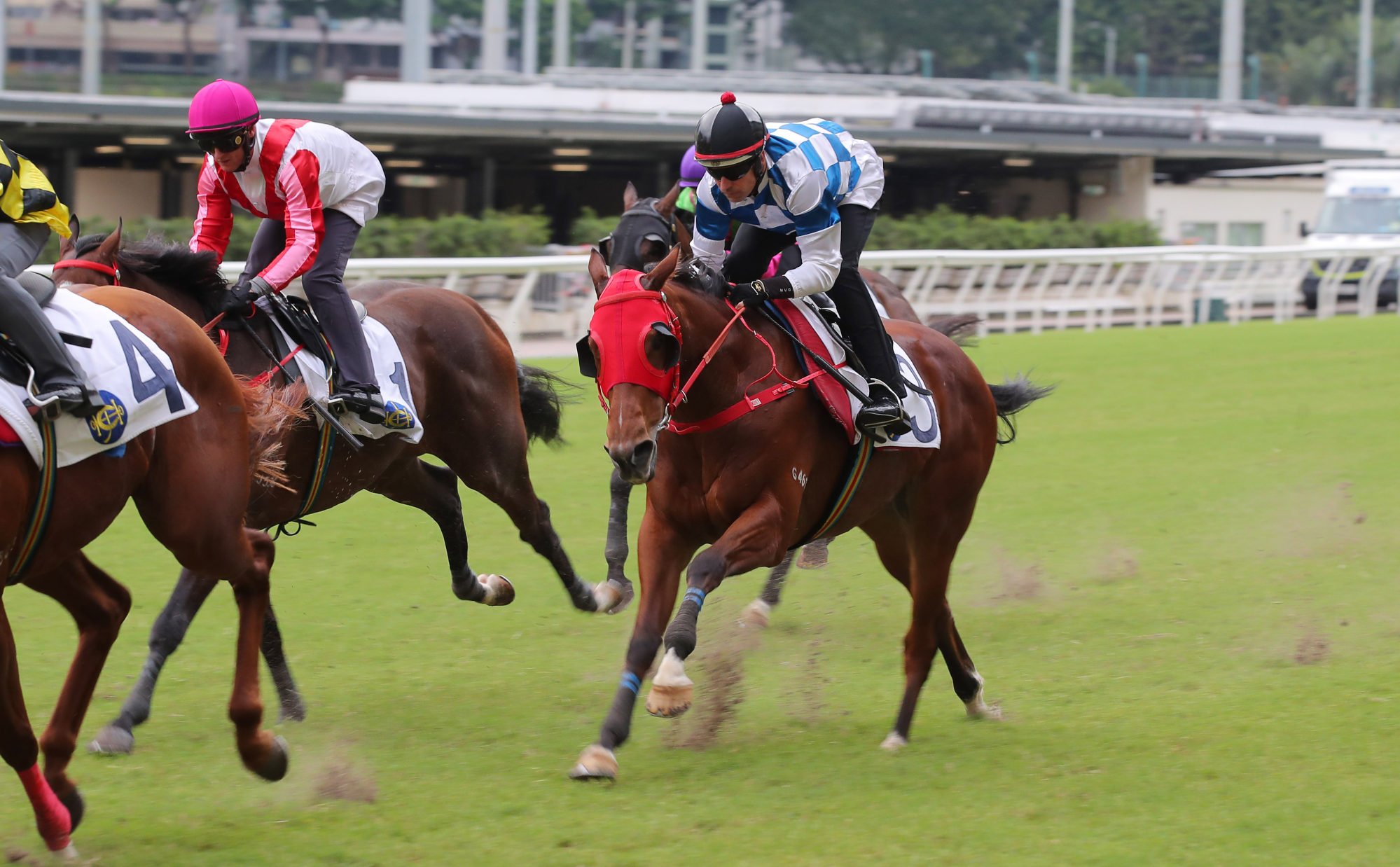 Hugh Bowman on Nordic Dragon in a Happy Valley trial on October 5.