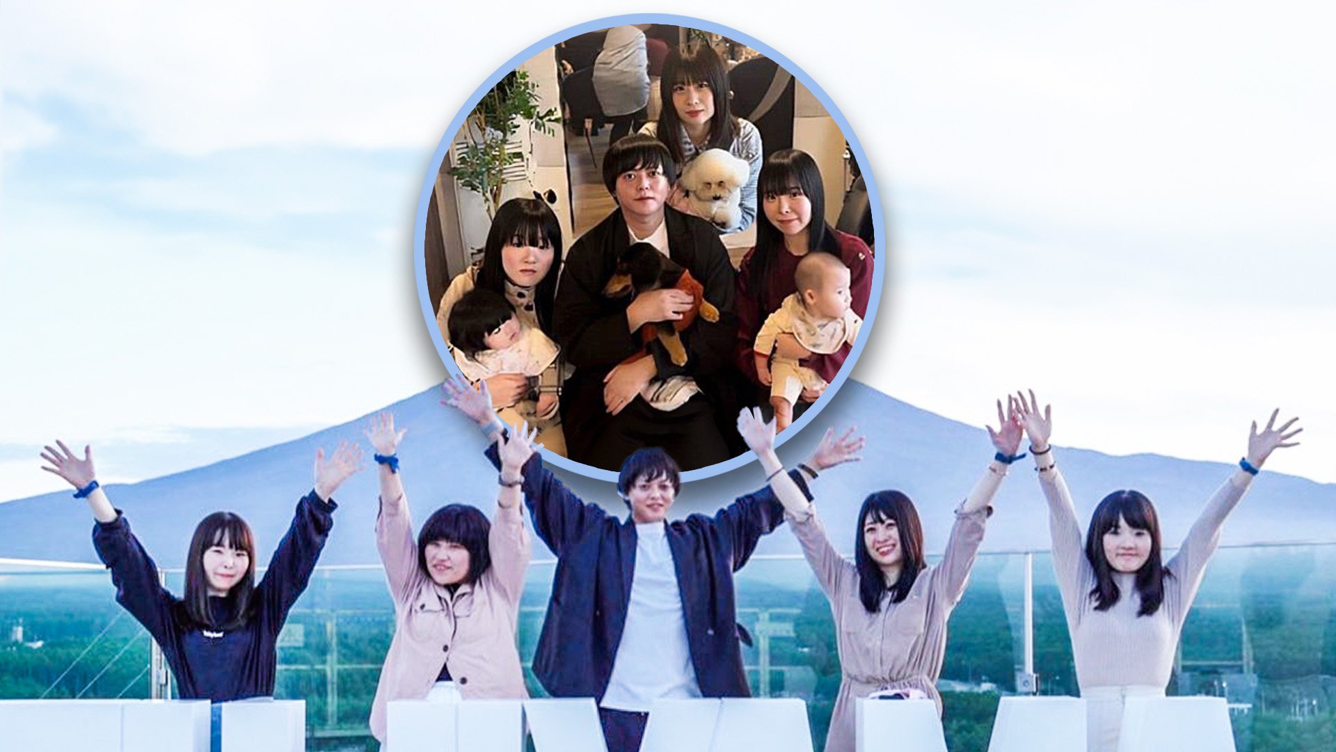 A man in Japan with four wives and two girlfriends aims to father 54 children, and become a so-called  “god of marriage”. Photo: SCMP composite/X.com