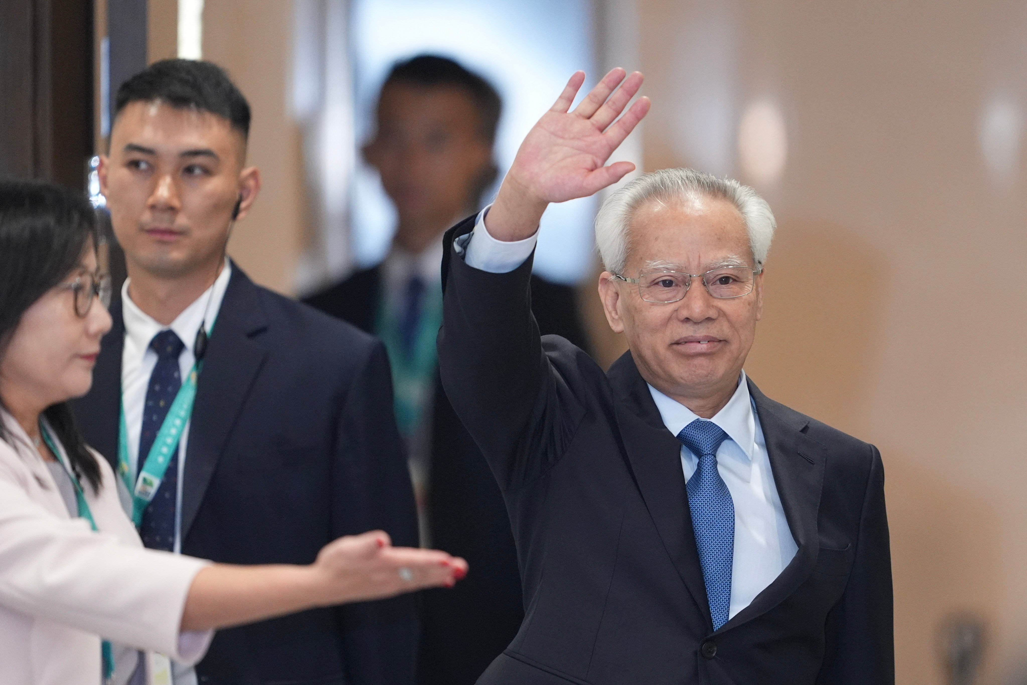 Macau’s incoming new chief executive Sam Hou-fai has set the bar high for himself, vowing to safeguard national sovereignty, security and development interests and accelerate moderately diversified economic development. Photo: Eugene Lee