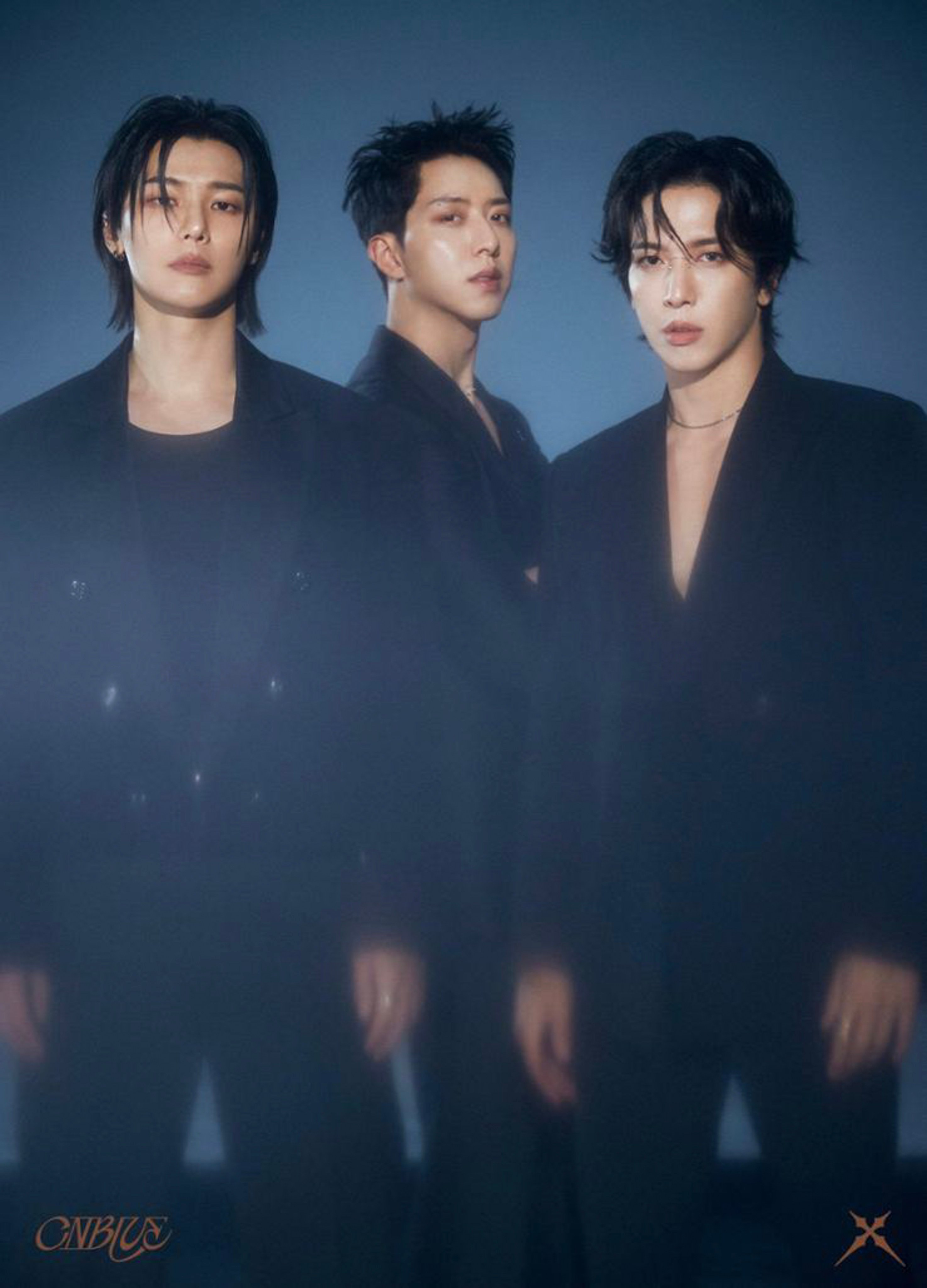 CNBlue members (from left) Kang Min-hyuk, Lee Jung-shin and Jung Yong-hwa talk about their new mini-album, X. Photo: courtesy of FNC Entertainment