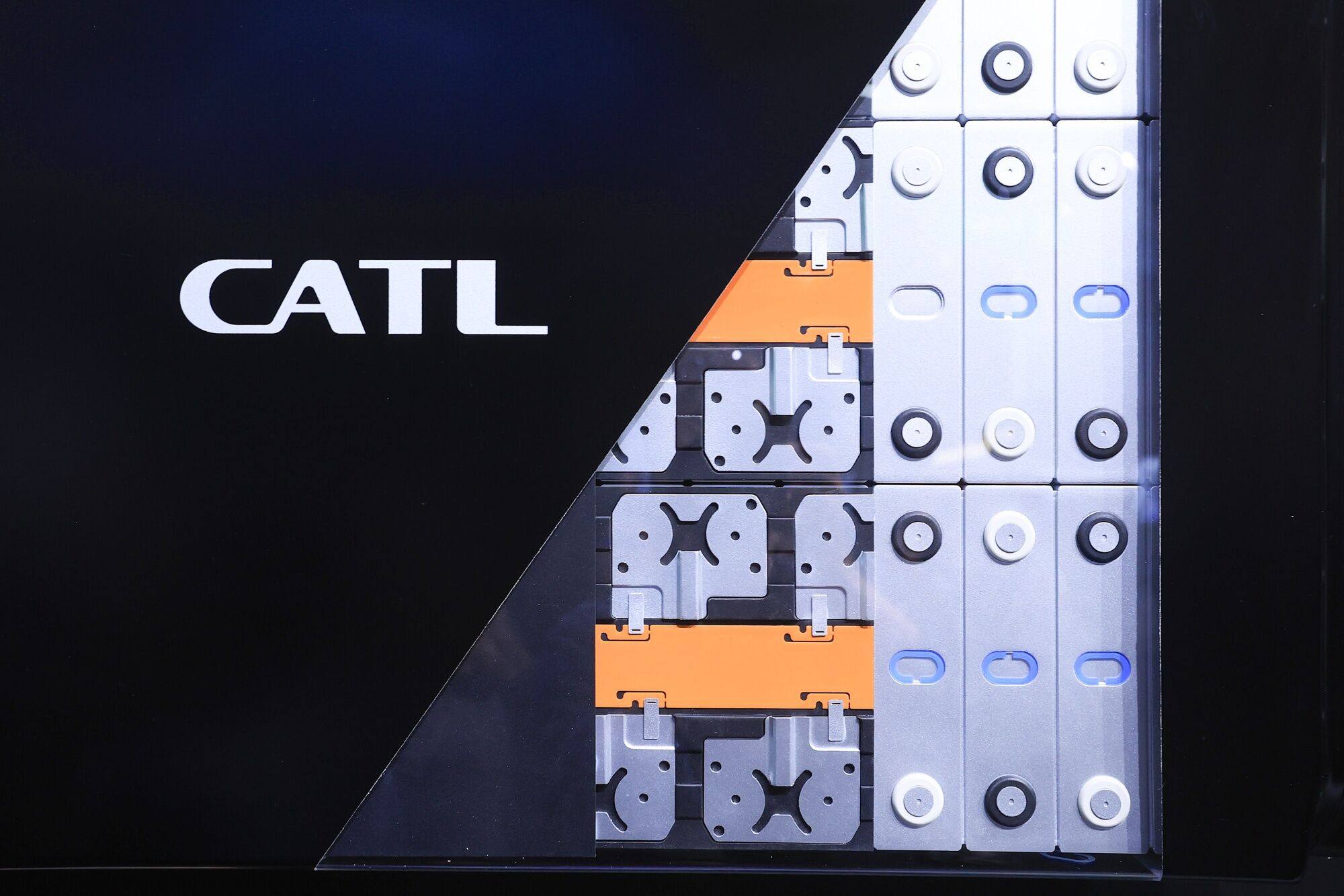 A CATL booth at a transportation fair in Germany. Photo: Bloomberg