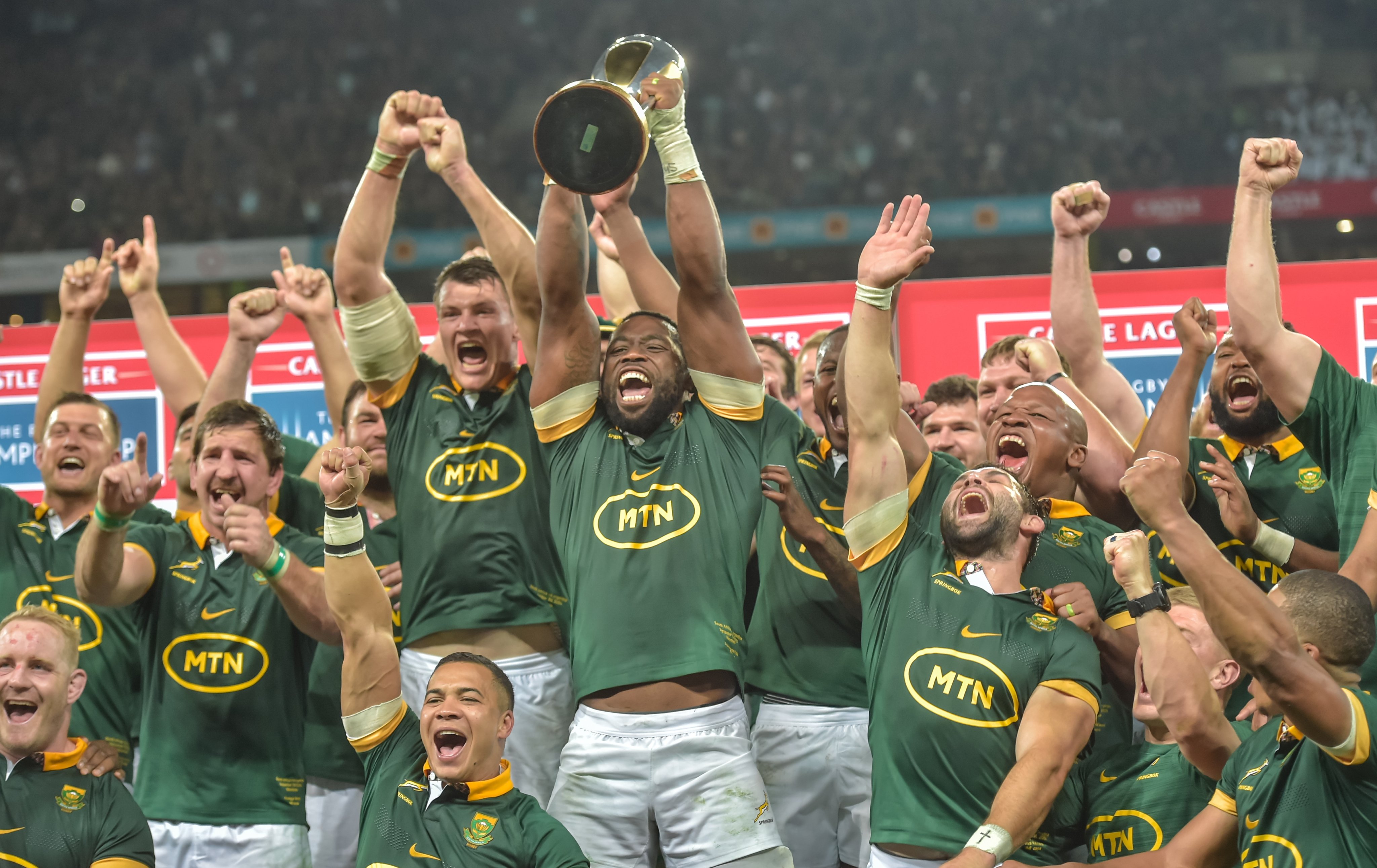 SA Rugby could be about to sell control of the commercial rights in the Springboks to a private equity firms in the US. Photo: EPA-EFE