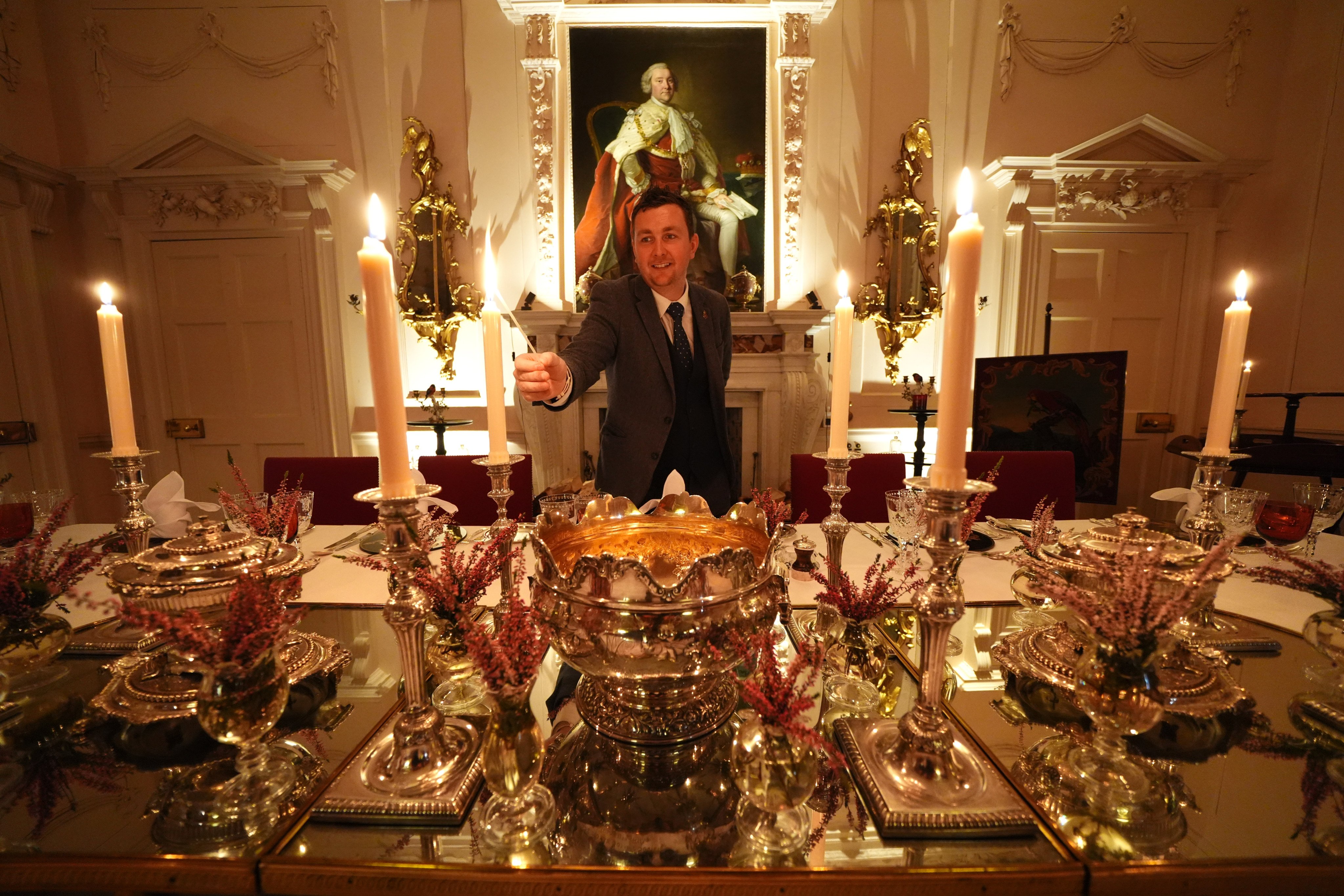 A new dining experience at Dumfries House, in Scotland, allows guests to eat at the same table King Charles eats from when he stays at the property, the headquarters of his King’s Foundation charity. Photo: PA Images via Getty Images