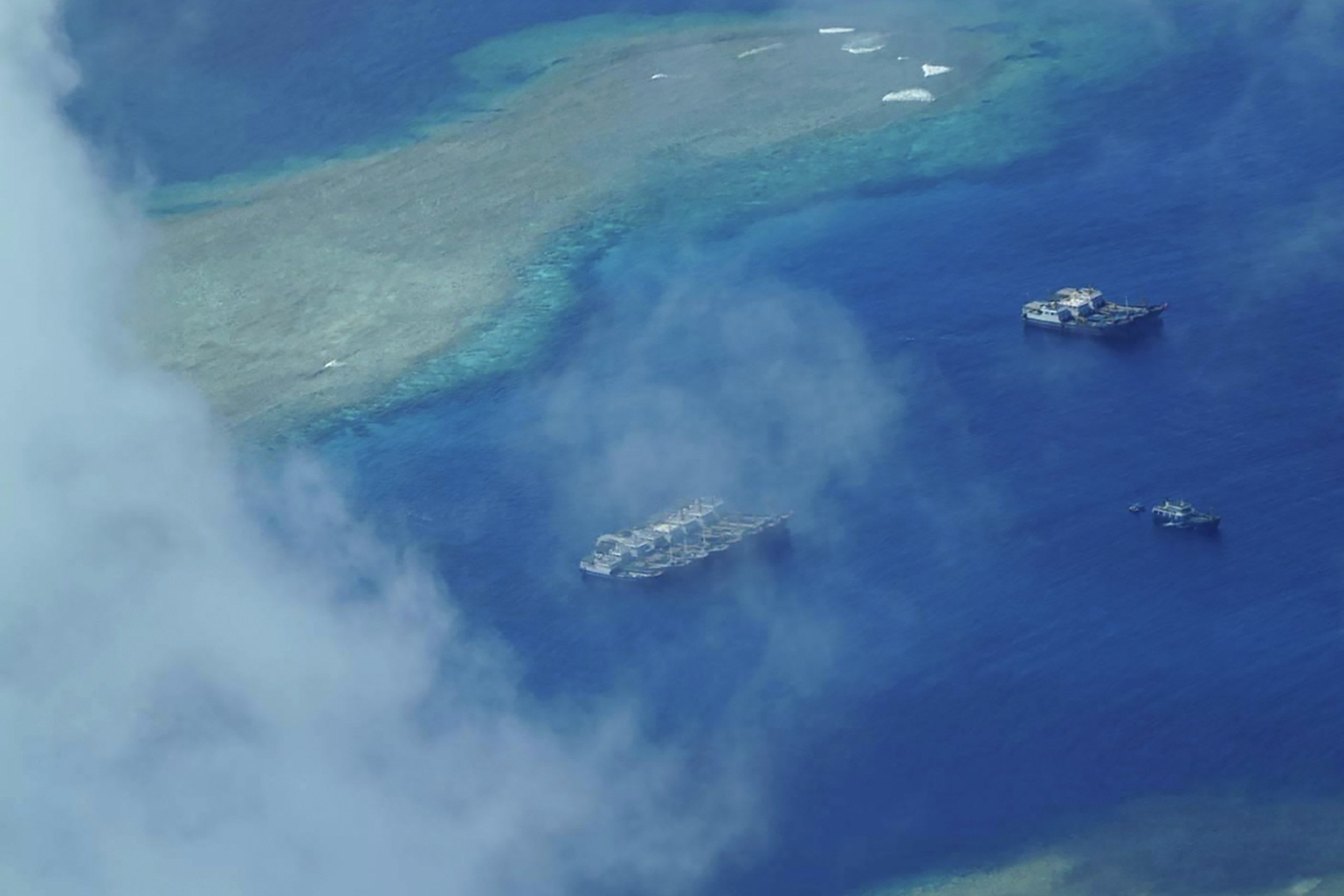 The Philippines said the Chinese ship involved was part of a maritime militia but Beijing said it was a fishing boat. Photo: AFP