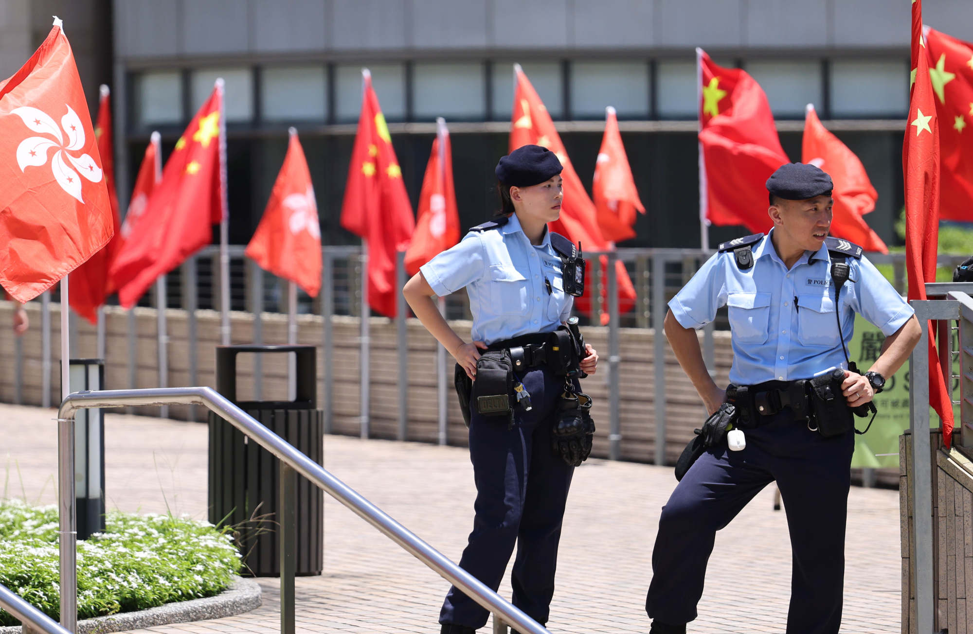 Hiring and manpower difficulties are said to have affected frontline officers’ work. Photo: Jelly Tse