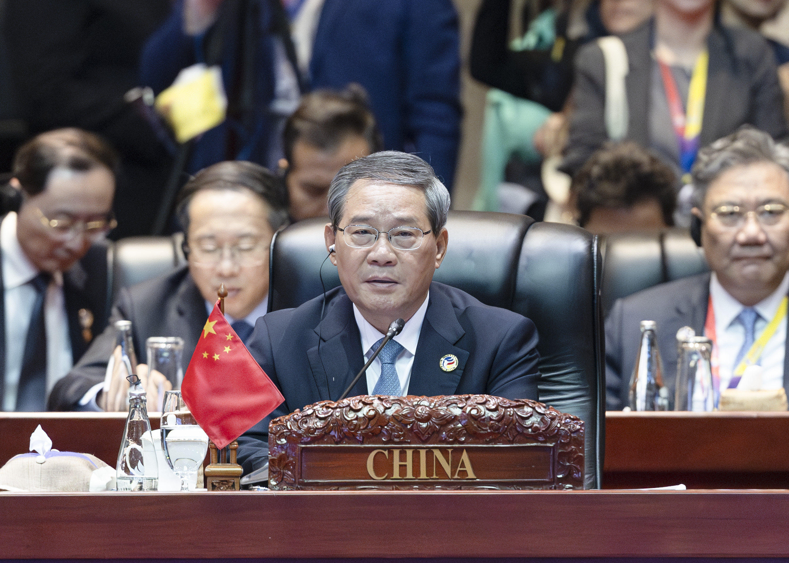 Chinese Premier Li Qiang attends the East Asia Summit in Vientiane, Laos, on Friday. Photo: Xinhua