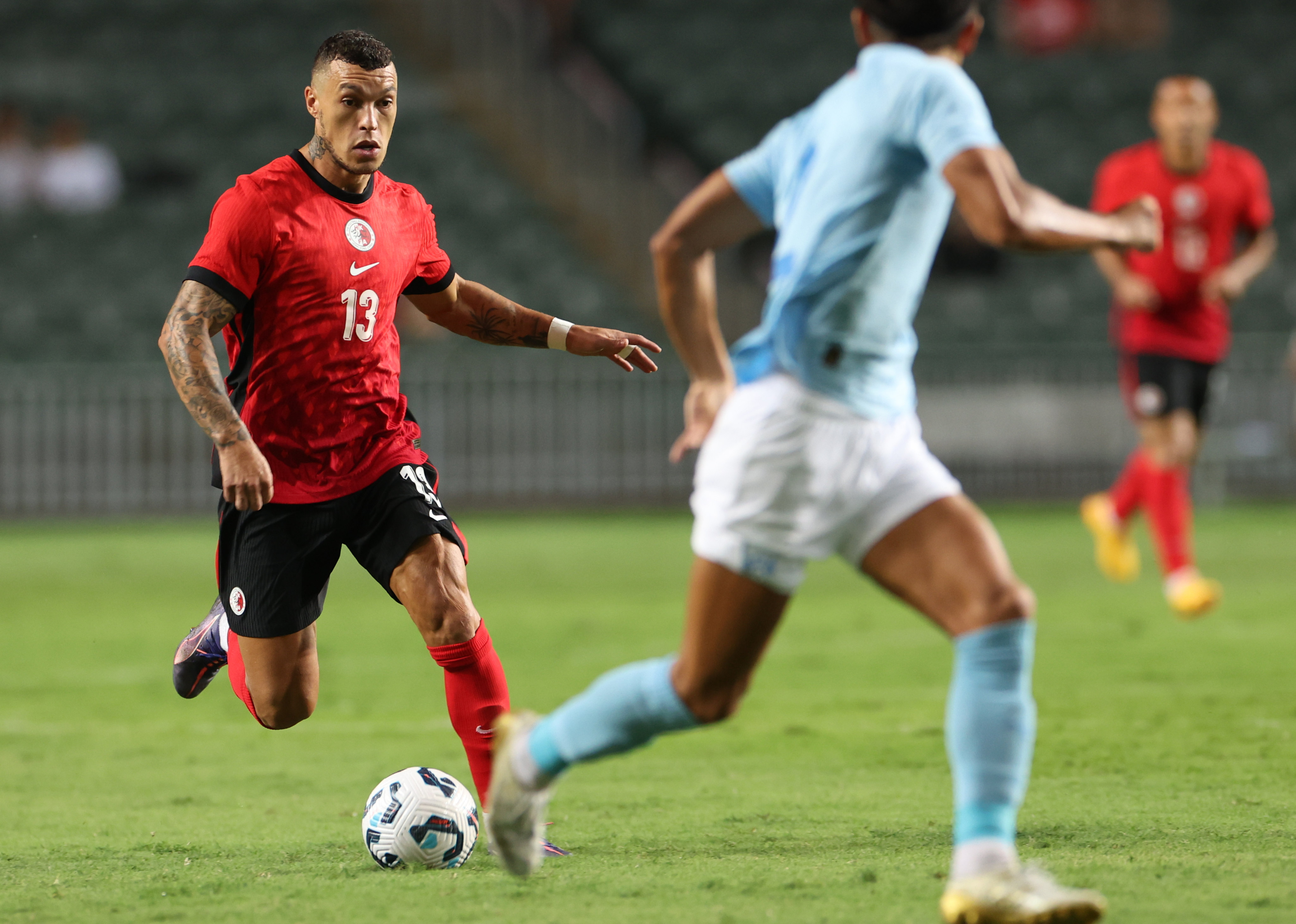 Everton Camargo was a key figure in Hong Kong’s victory over Cambodia. Photo: Dickson Lee