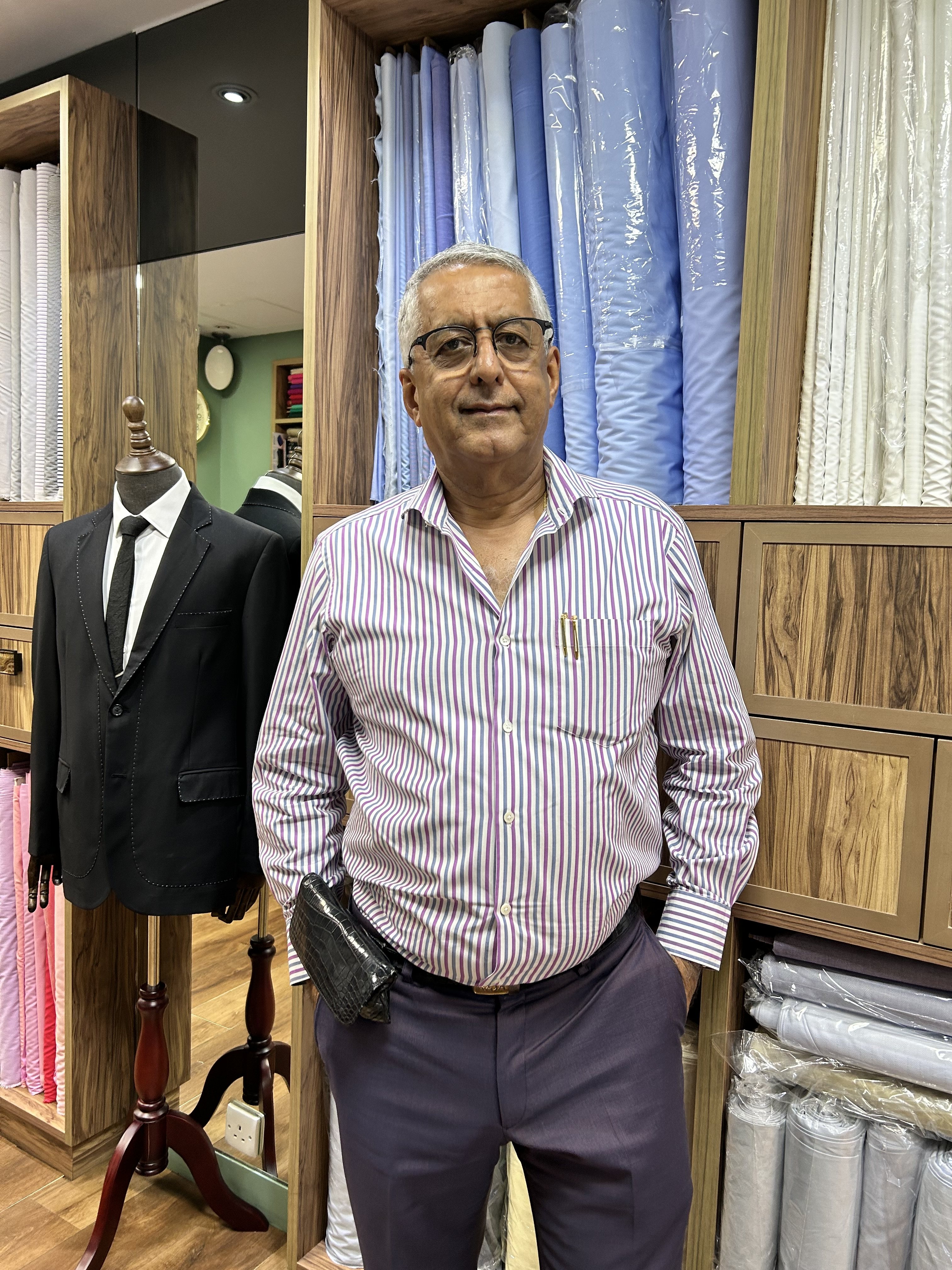 Raja Daswani has been running Raja Fashions since he was a teenager. Photo: Handout