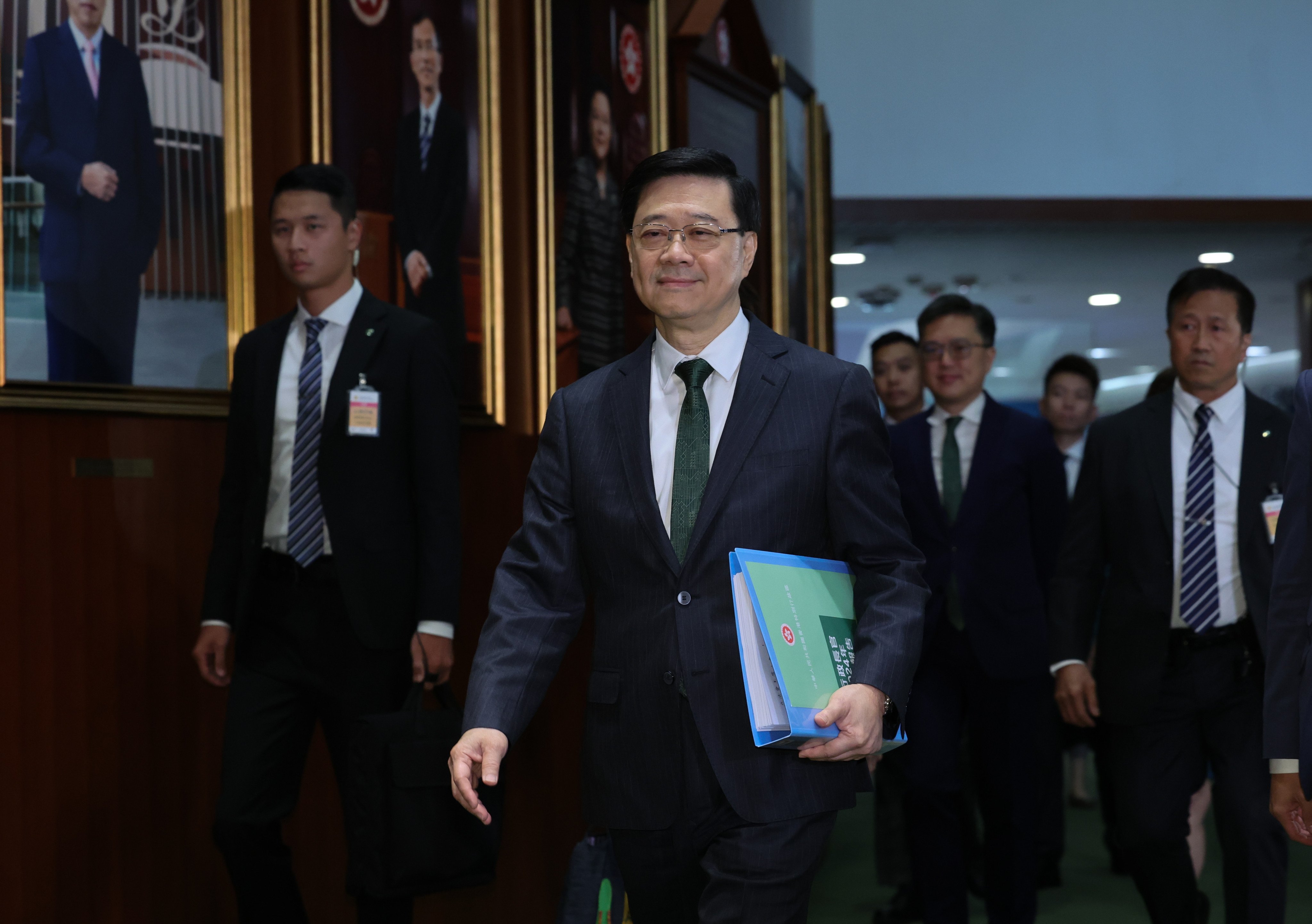 Many of the measures Chief Executive John Lee announced in his third policy address may take some time to show results, given the challenging geopolitical environment and Hong Kong’s slower-than-expected economic recovery. Photo: Dickson Lee