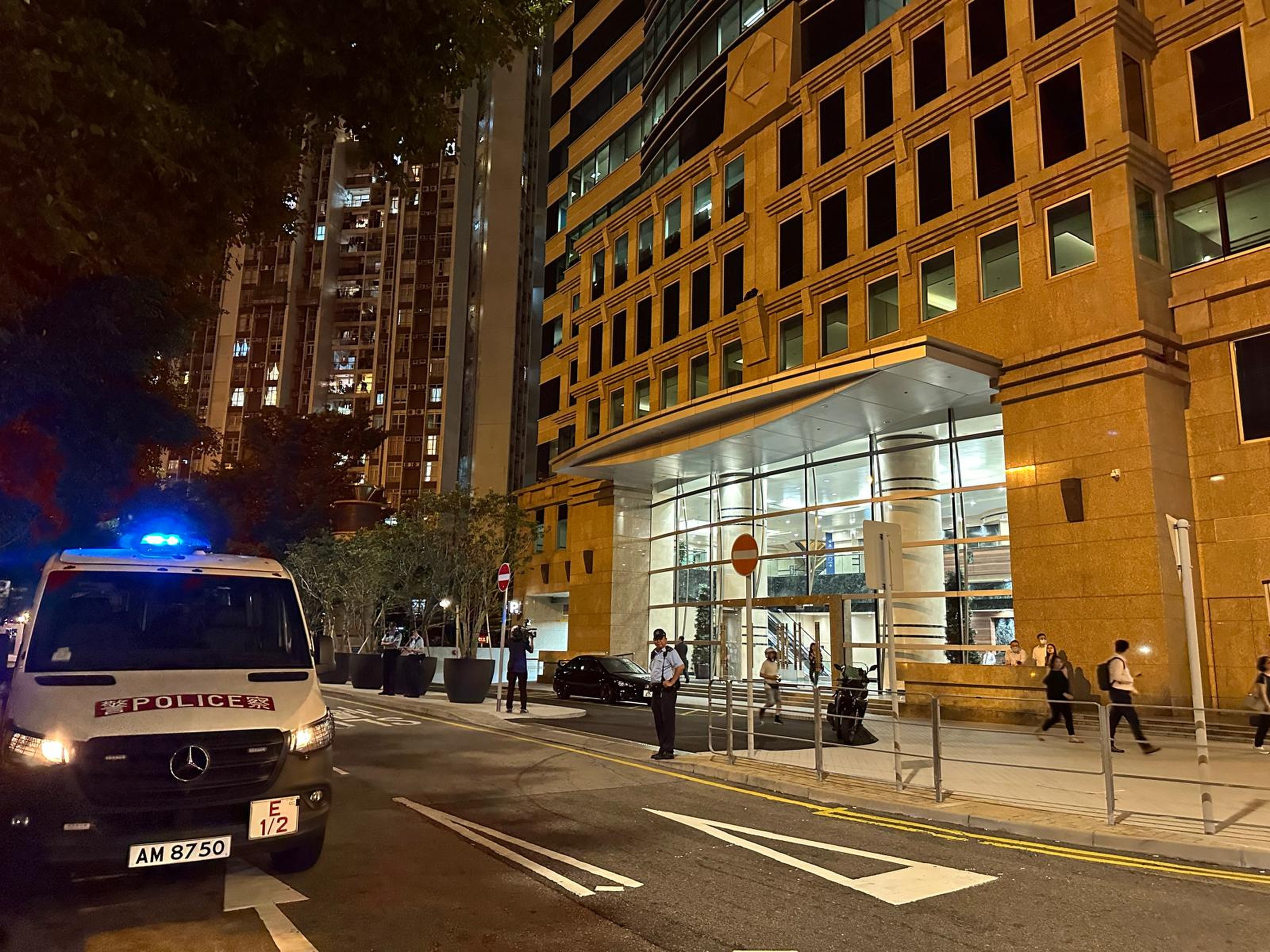 Insurance firm Prudential’s office in Berkshire House on Westlands Road in Quarry Bay. Insurance firms have been targeted in a series of anthrax scares. Photo: Handout