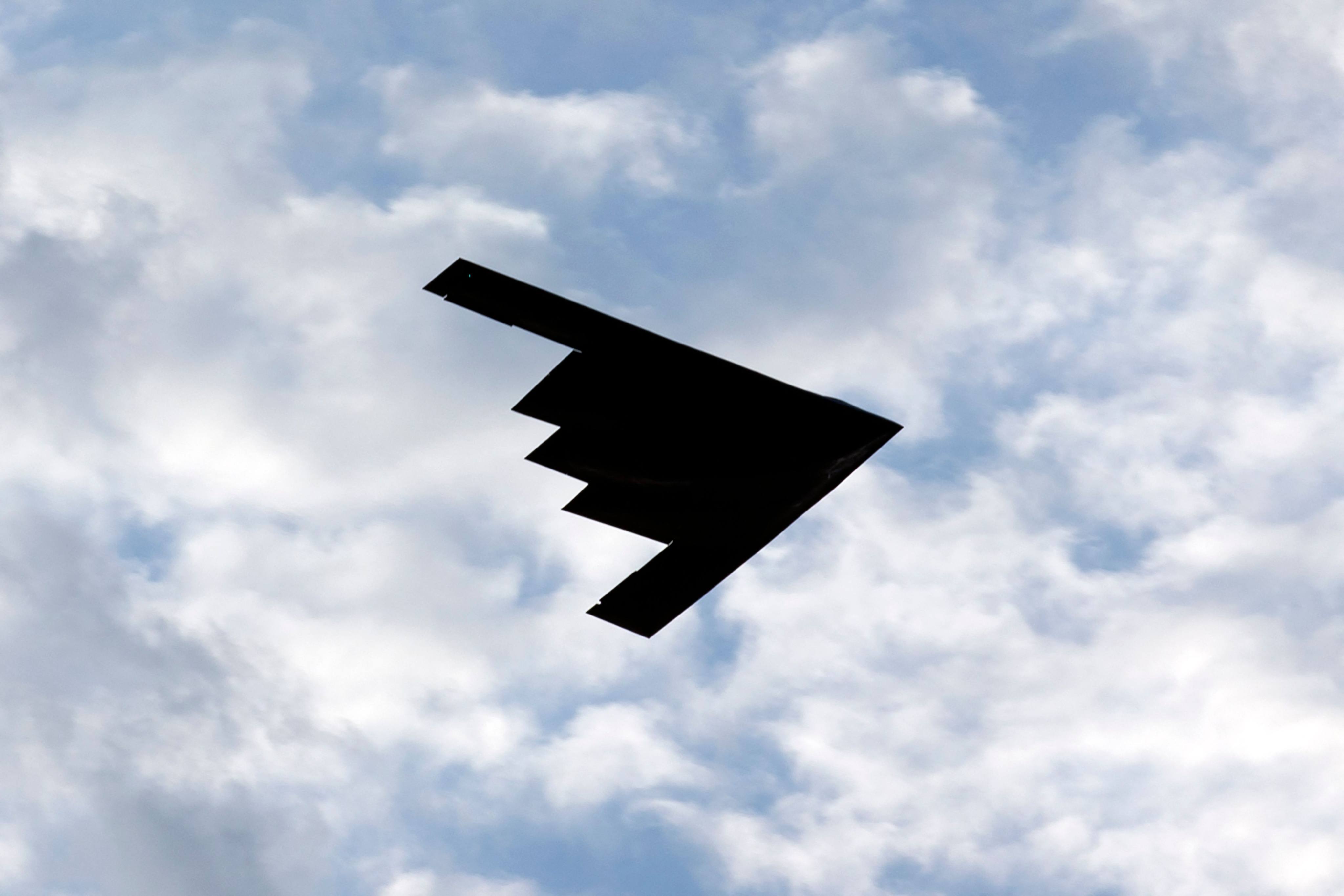 A US B-2 stealth bomber. File photo: AFP