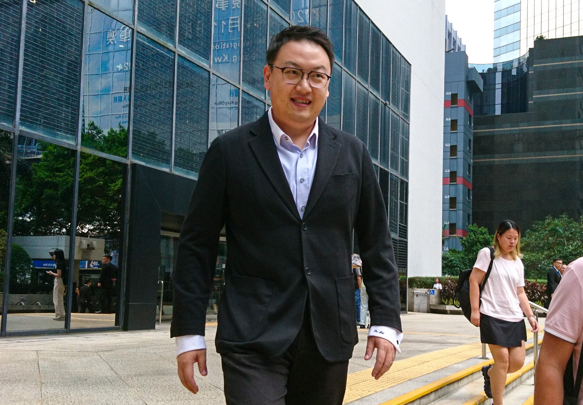 Yuen Long district councillor Sei Chun-hing has denied charges of indecent assault and unlawful sexual intercourse with a girl under the age of 16. Photo: Brian Wong