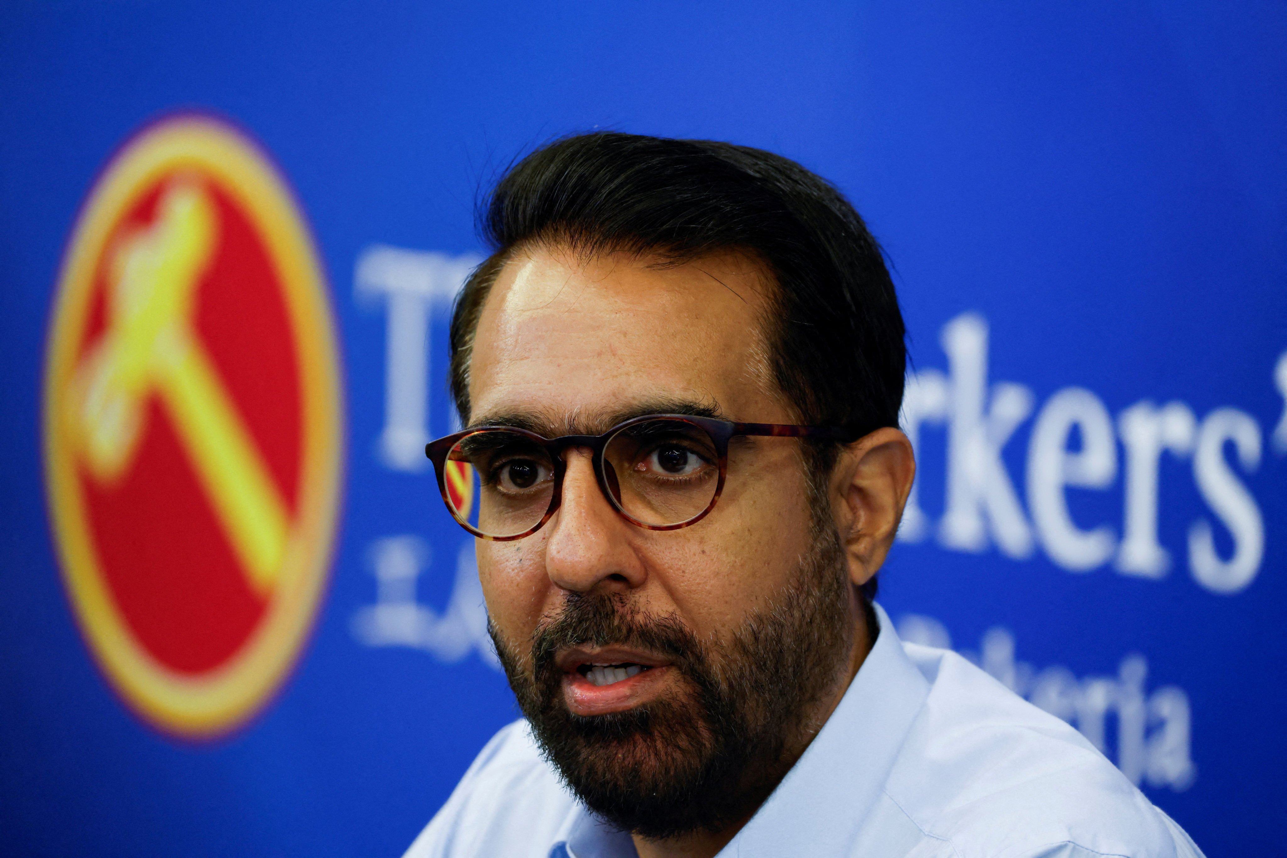 The Workers’ Party Secretary-General Pritam Singh attends a press conference in Singapore last year. Photo: Reuters