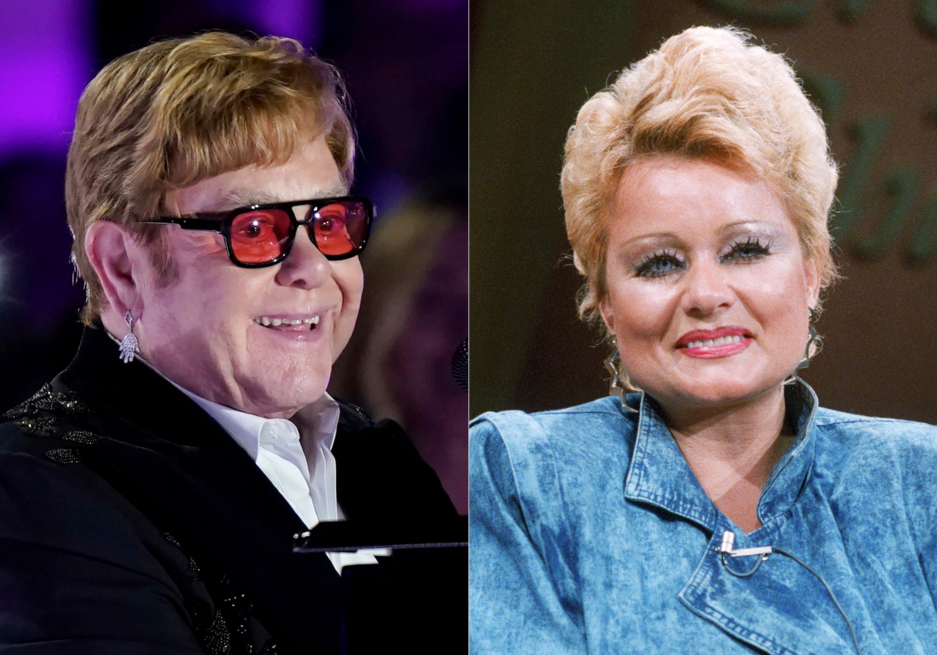 Elton John has added new songs for the Broadway run of his musical about Tammy Faye Bakker (right), the televangelist whose fall and rise he calls “Shakespearean”. Photo: AP