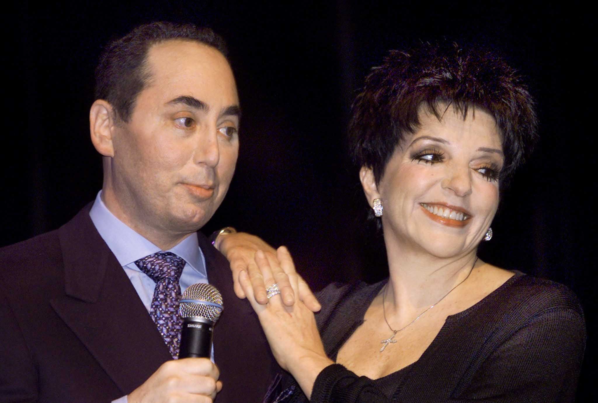 Actress Liza Minnelli with her fourth, and last, ex-husband, the late David Gest, in 2002. Photo: Reuters 