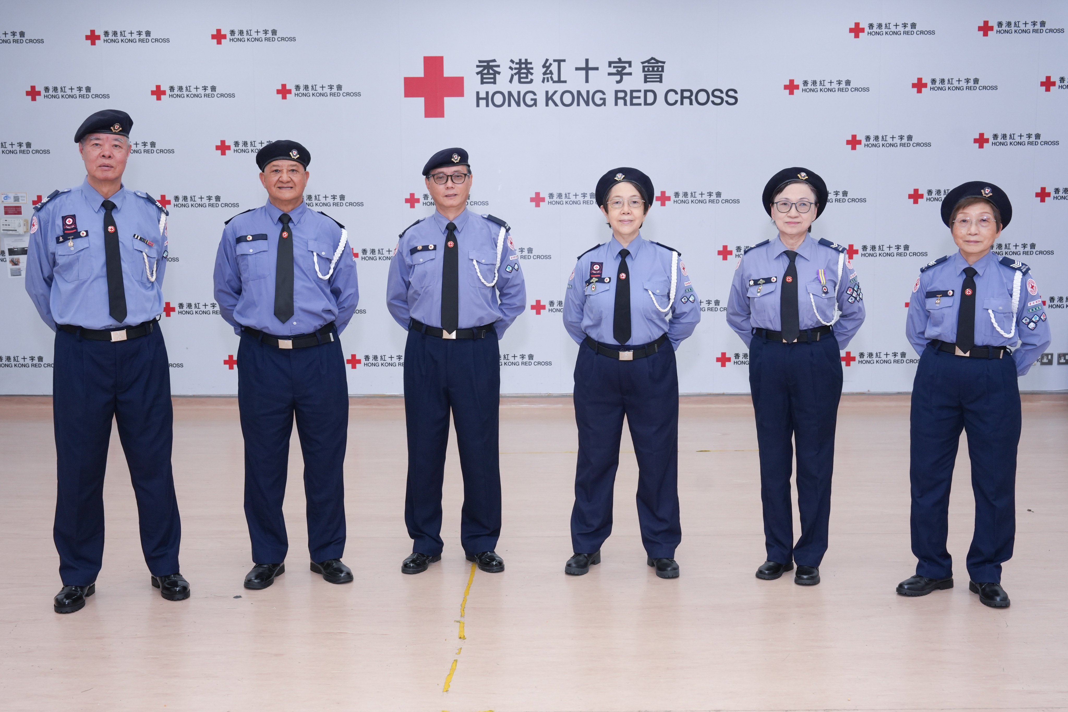 Volunteers with the Hong Kong Red Cross Elderly Unit. Photo: SCMP