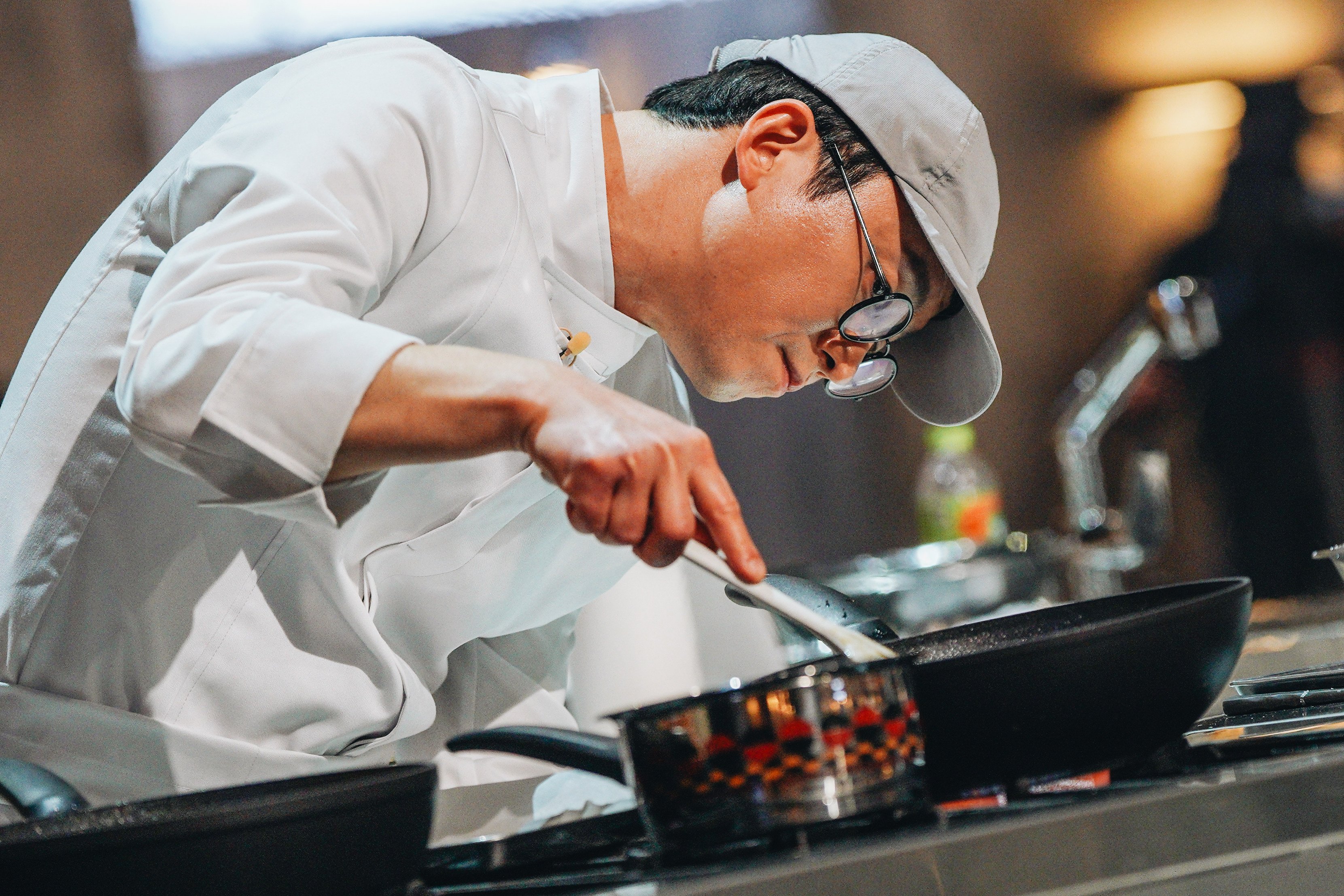 Chef Choi Kang-rok in a still from Culinary Class Wars. Photo: Netflix

