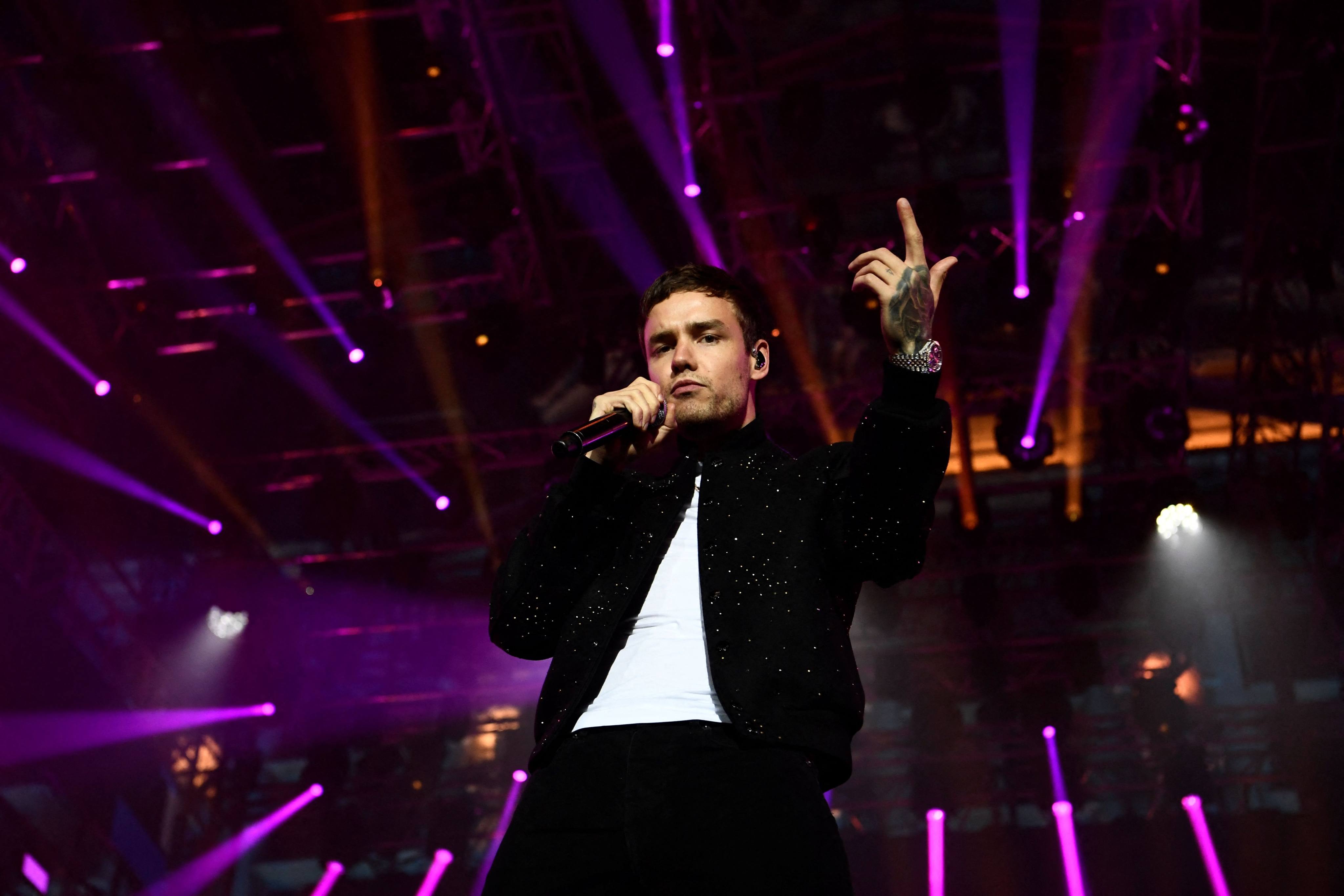 British singer Liam Payne performs in Paris in September 2017. Photo: AFP