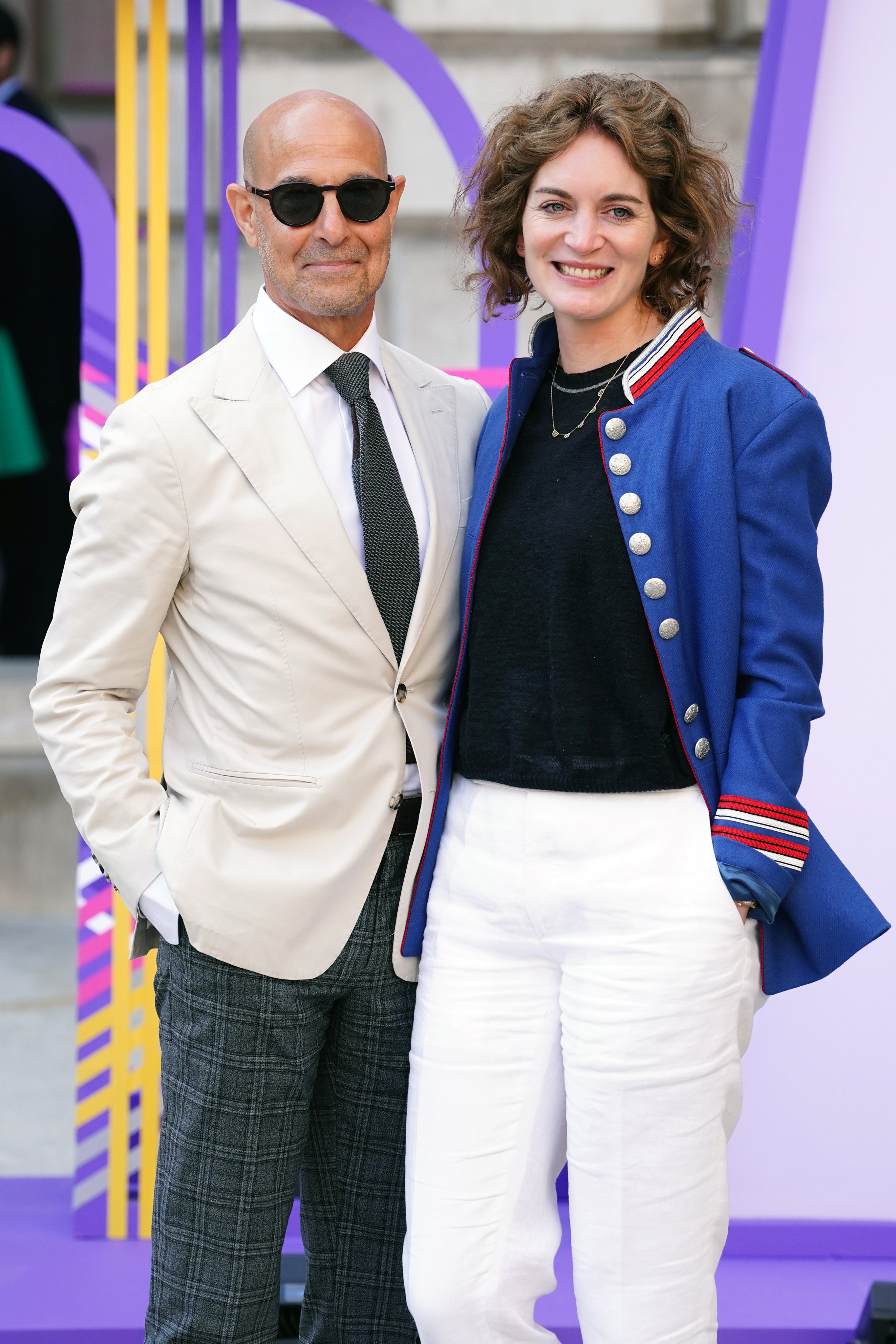 Hollywood star Stanley Tucci and his wife Felicity Blunt, sister of Emily Blunt, are couple goals. Photo: Getty Images