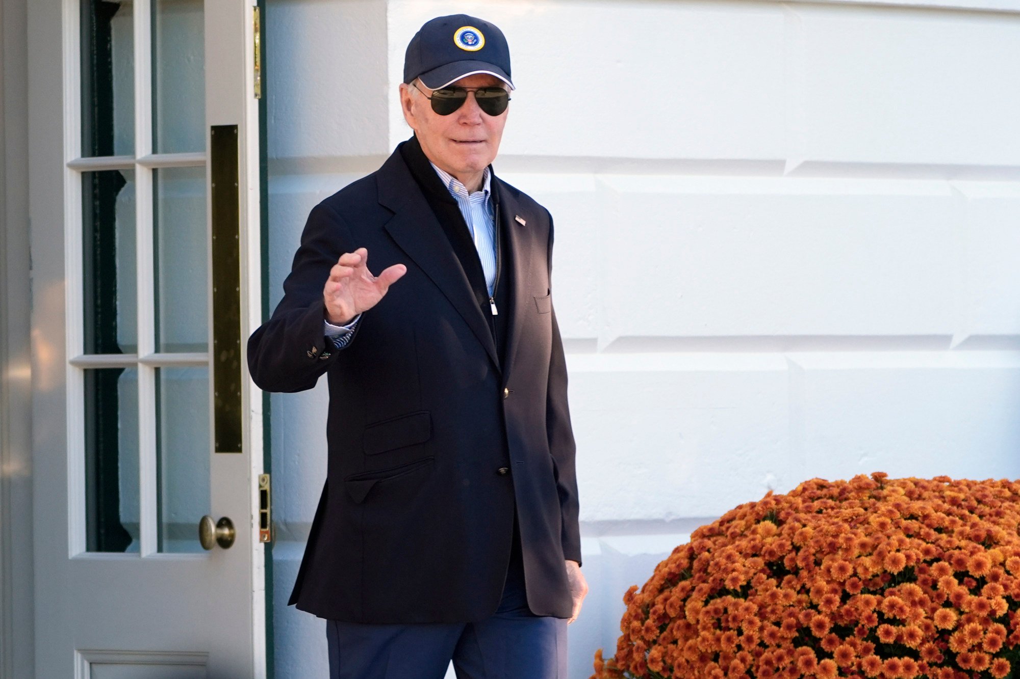 US President Joe Biden leaves the White House on Thursday as he travels to Germany for a meeting with Chancellor Olaf Scholz, President Emmanuel Macron of France and UK Prime Minister Keir Starmer. Photo: AP