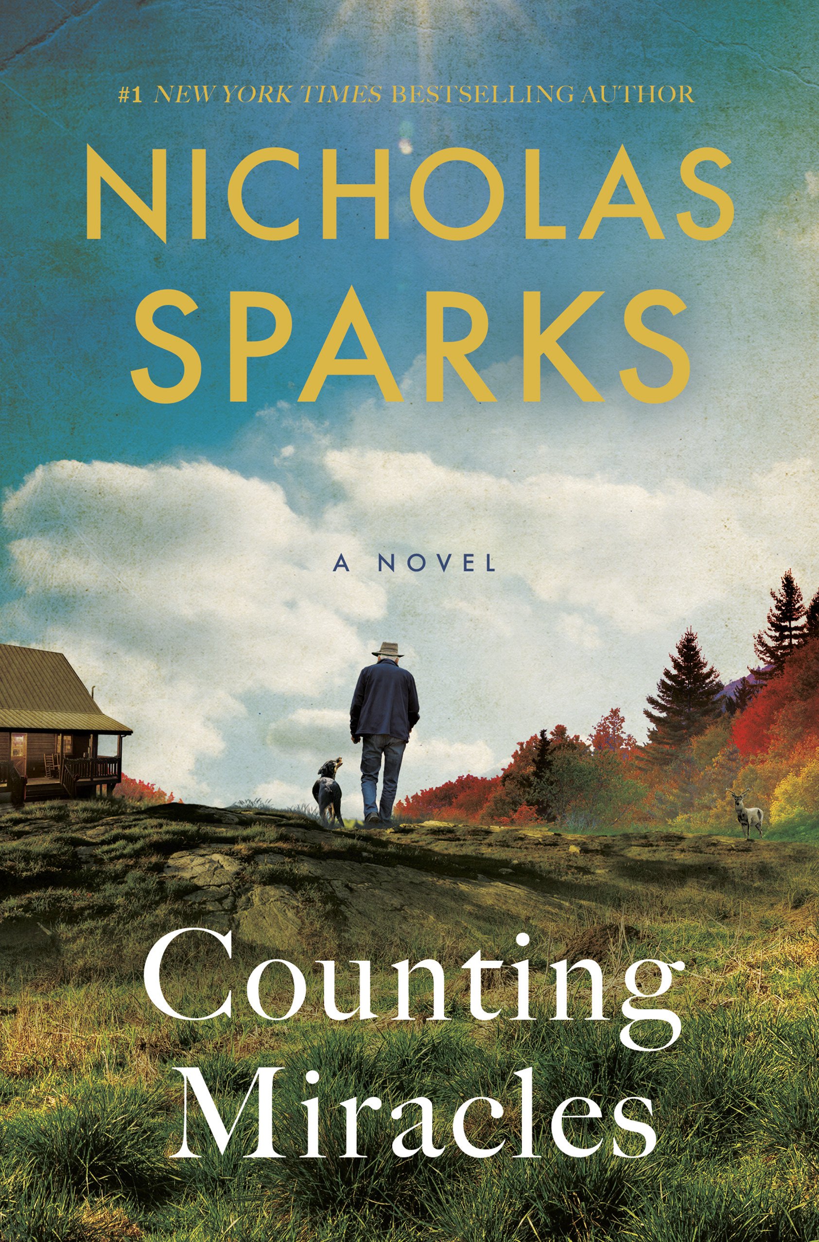 The cover of Counting Miracles, a new novel by Nicholas Sparks. The author talks about drawing on the Bible for ideas and being a visual writer. Photo: TNS