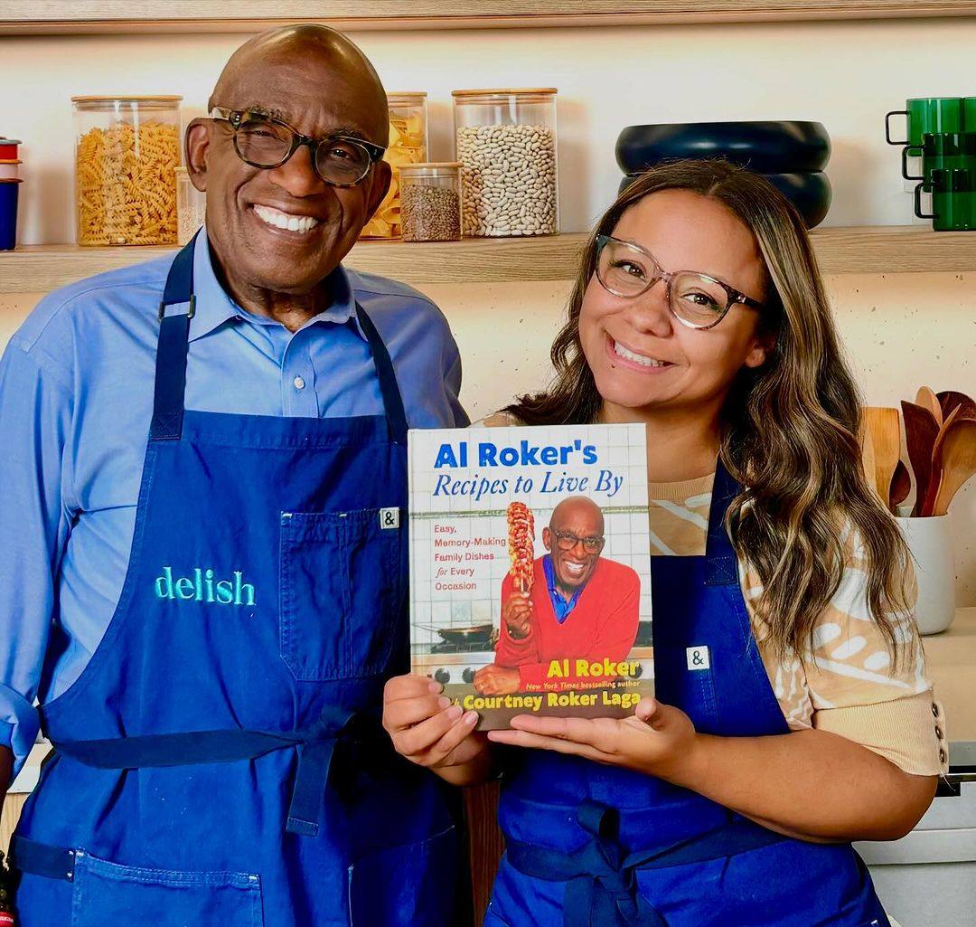 American weatherman Al Roker and his foodie daughter Courtney Roker Laga have published a cookbook together. Photo: @alroker/Instagram