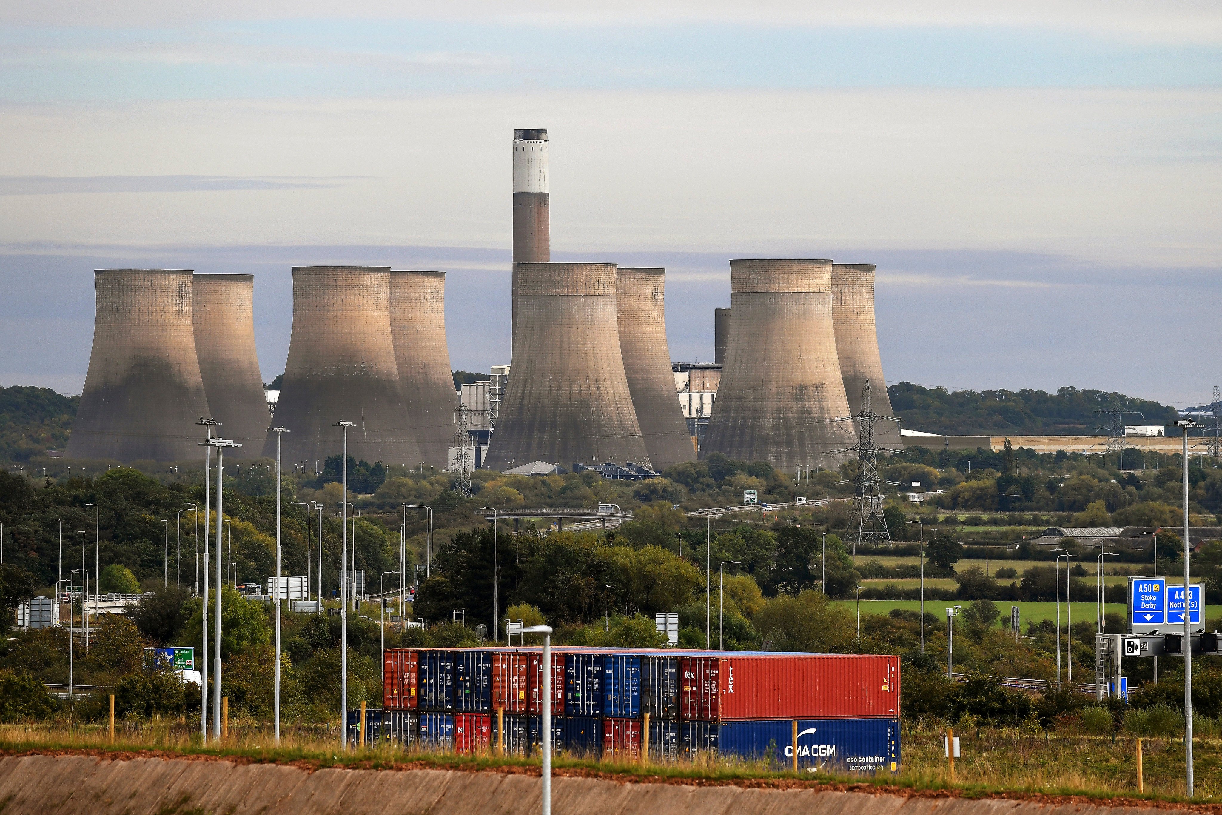 A view of Ratcliffe-on-Soar power station in Nottingham, England, on September 29, 2024. Photo: AP