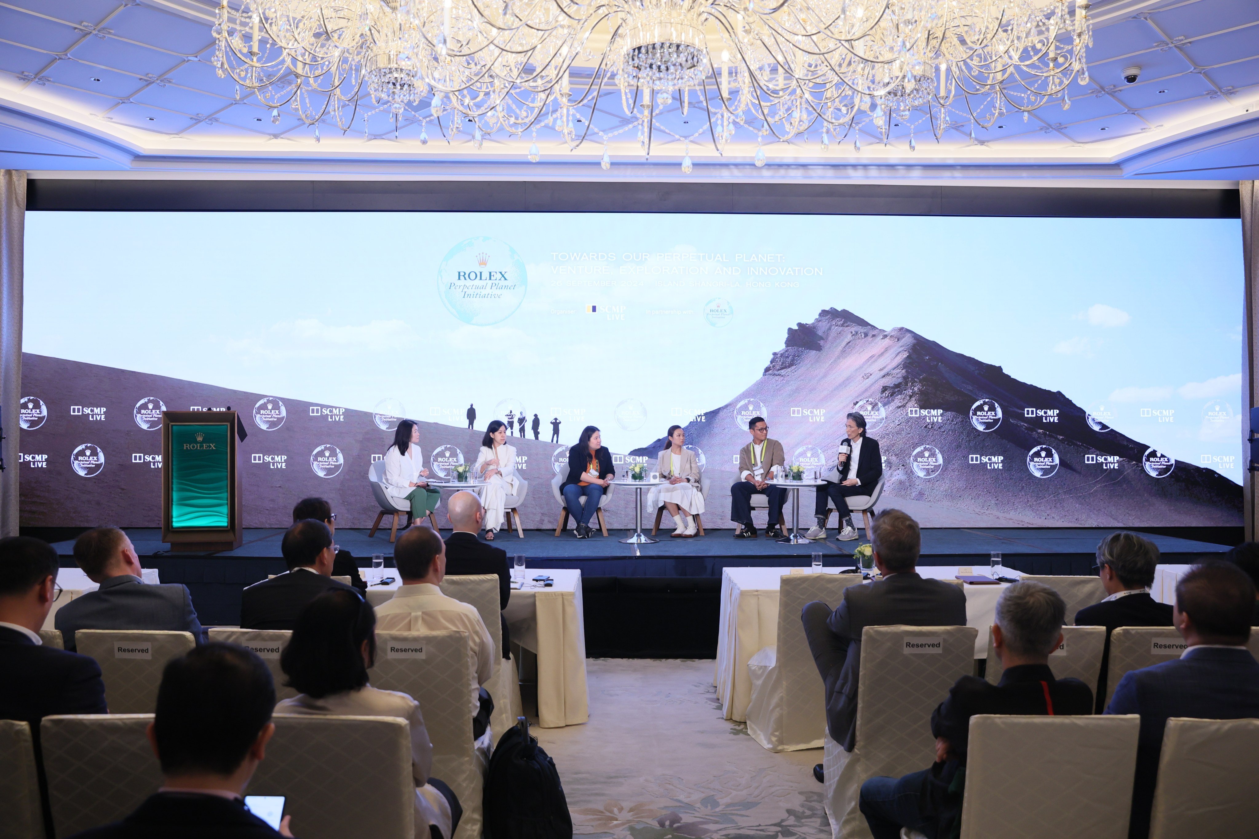 The Towards Our Perpetual Planet event, organised by SCMP Live in partnership with Rolex’s Perpetual Planet Initiative, took place in September at the Island Shangri-La, Hong Kong.