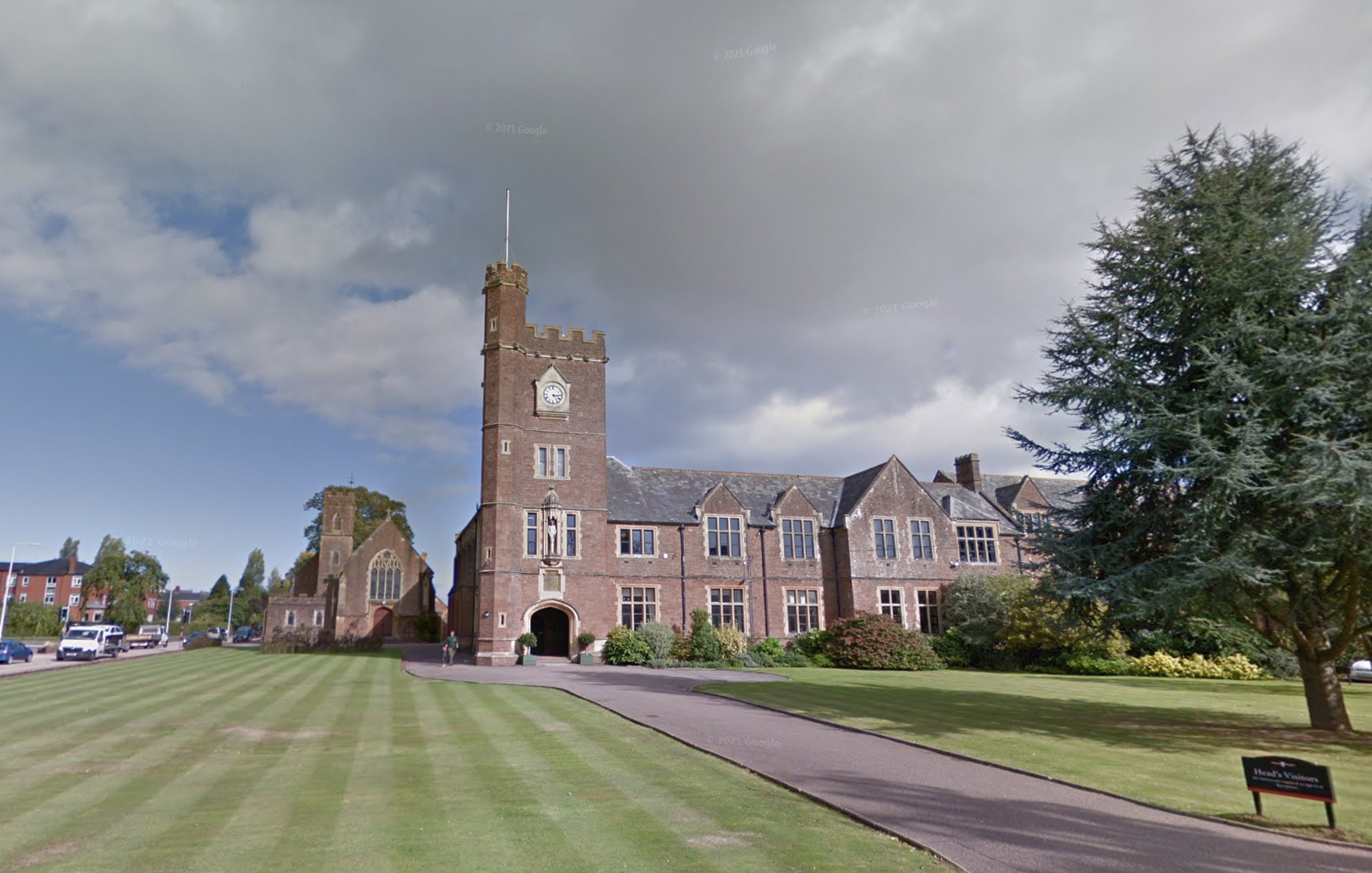 The attack took place at Blundell’s School in Tiverton on June 9 of last year. Photo: Google