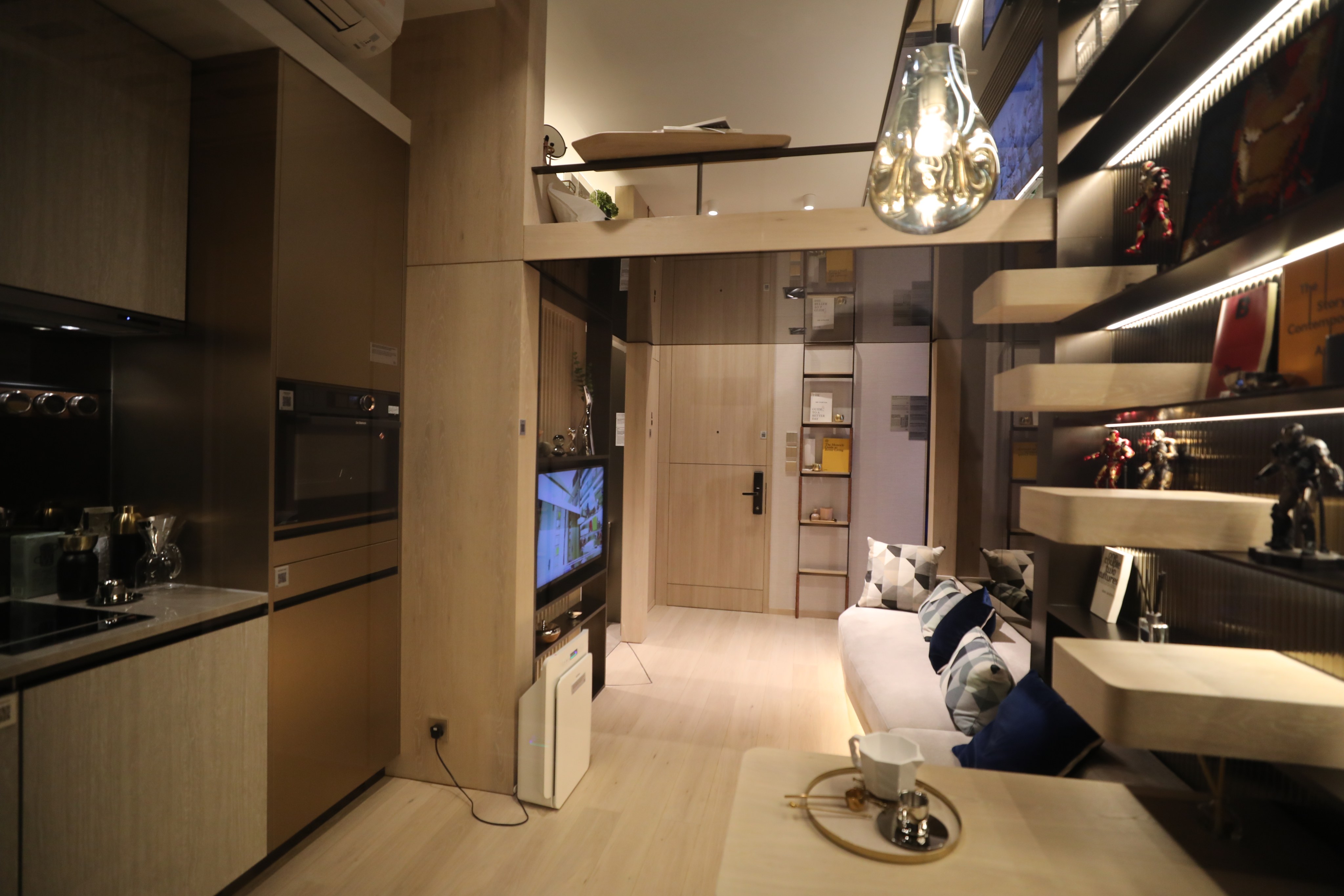 A furnished show flat of a residential development in 2022. Hong Kong has earned its reputation for extremely high property prices and very small flats. Who else among the world’s advanced economies offers flats of 200 sq ft for sale? Photo: Xiaomei Chen 
