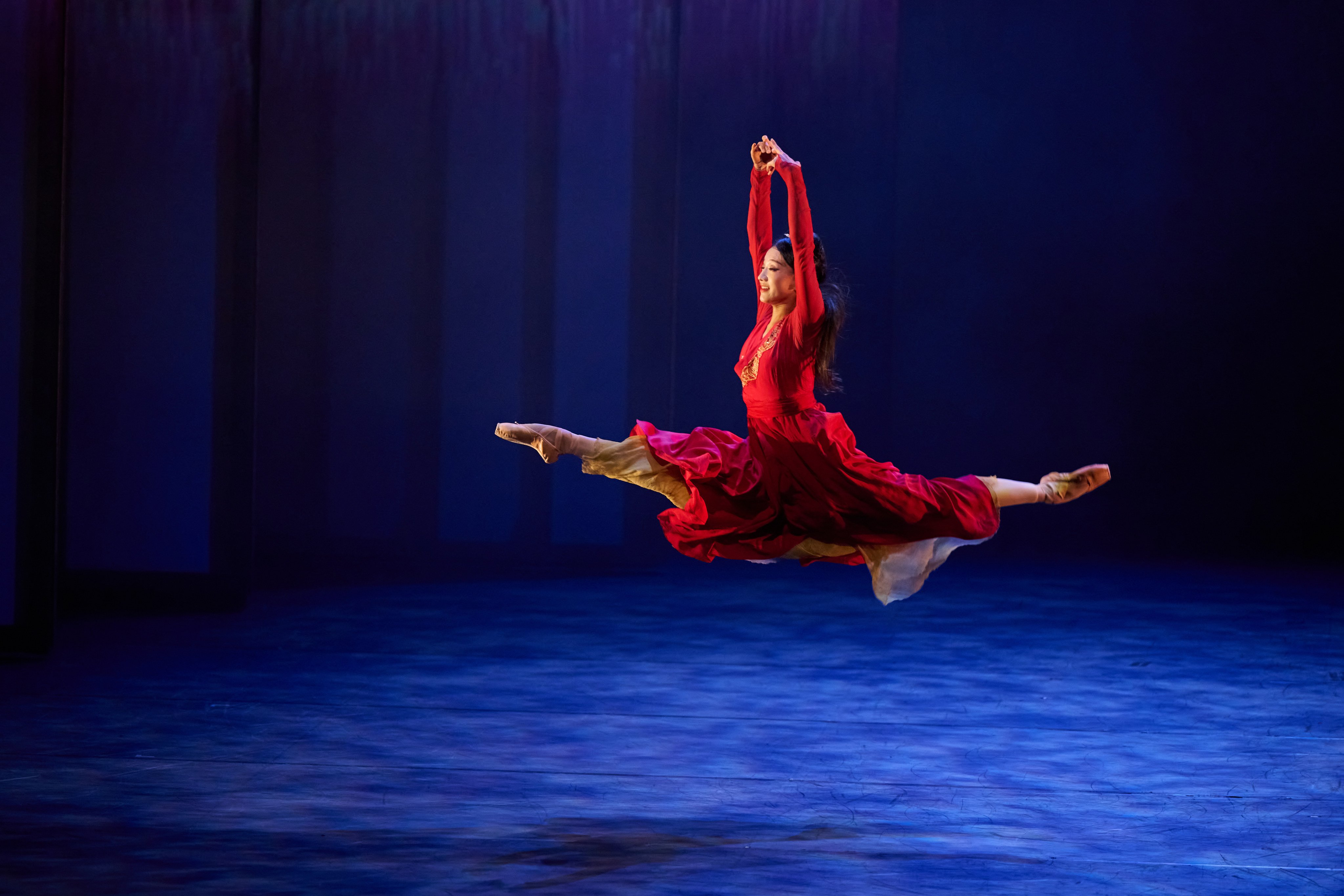 Lai Pengxiang in a scene from Hong Kong Ballet: the Butterfly Lovers. Photo: Conrad Dy-Liacco/Hong Kong Ballet