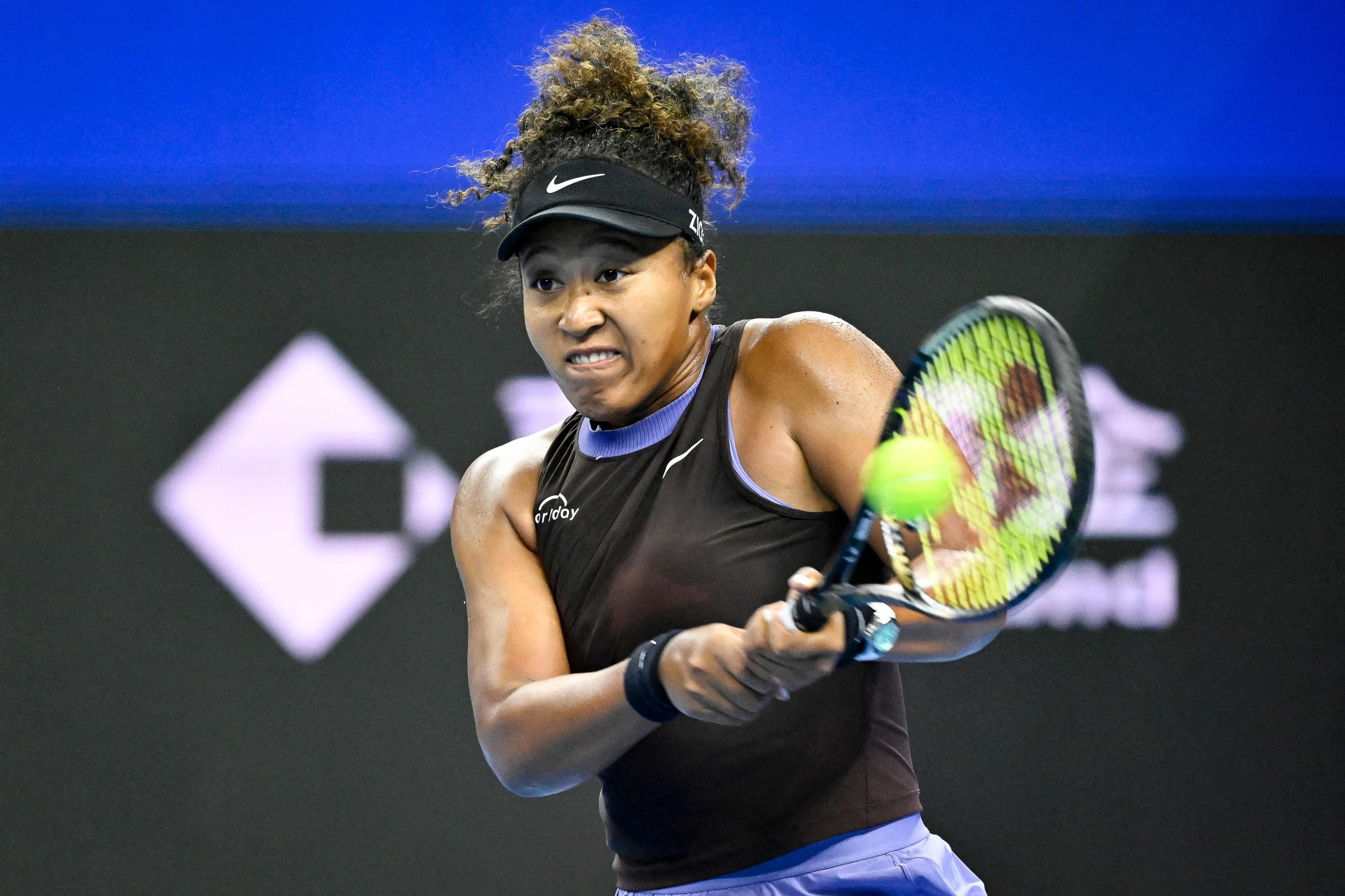 Naomi Osaka is reportedly ending her season just six days after agreeing to play in Hong Kong. Photo: AFP