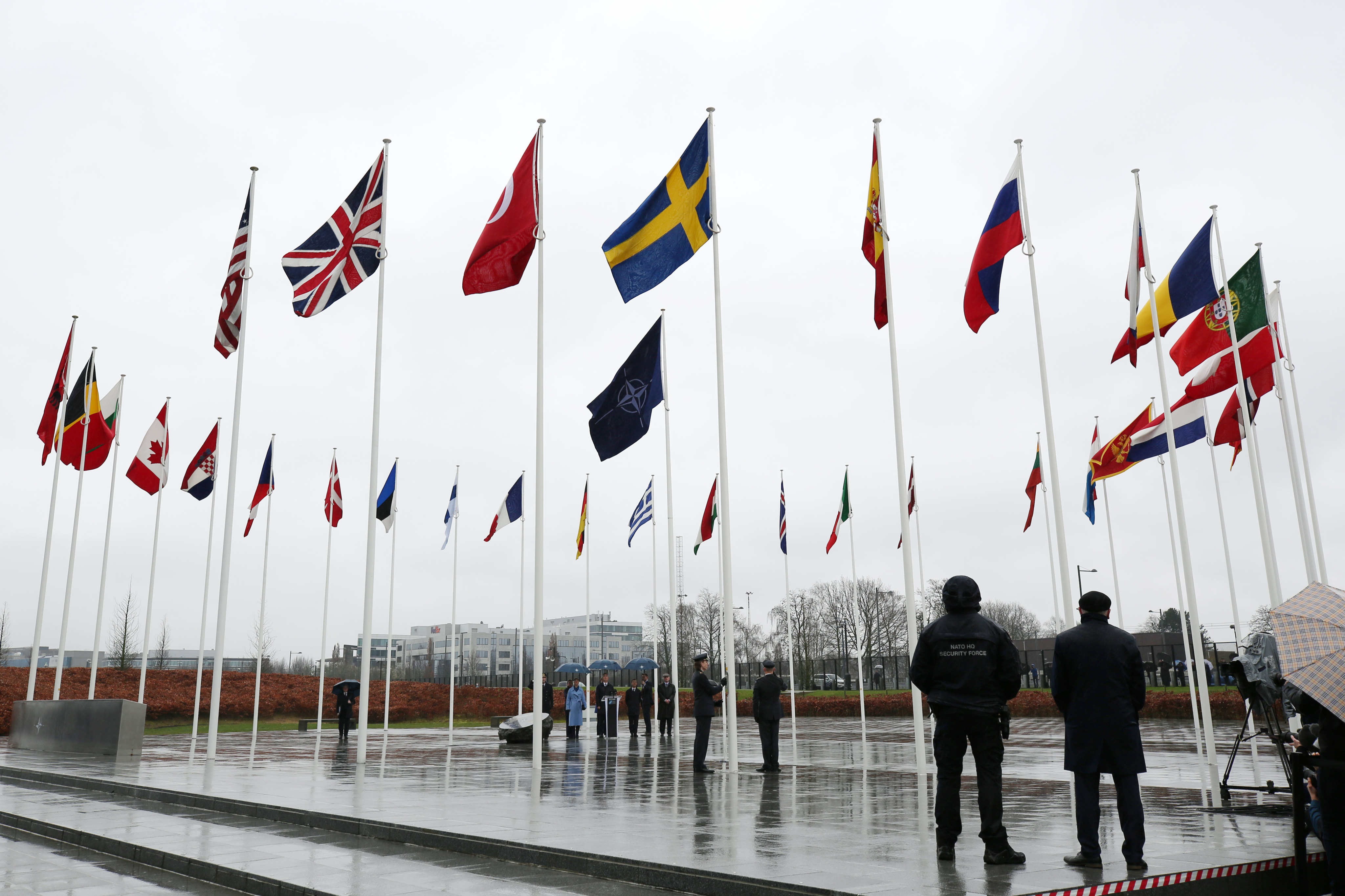 Nato headquarters in Brussels. Nato’s naval centre in the port city of Rostock will be led by a German admiral and manned by staff from 11 other Nato countries. Photo: Xinhua