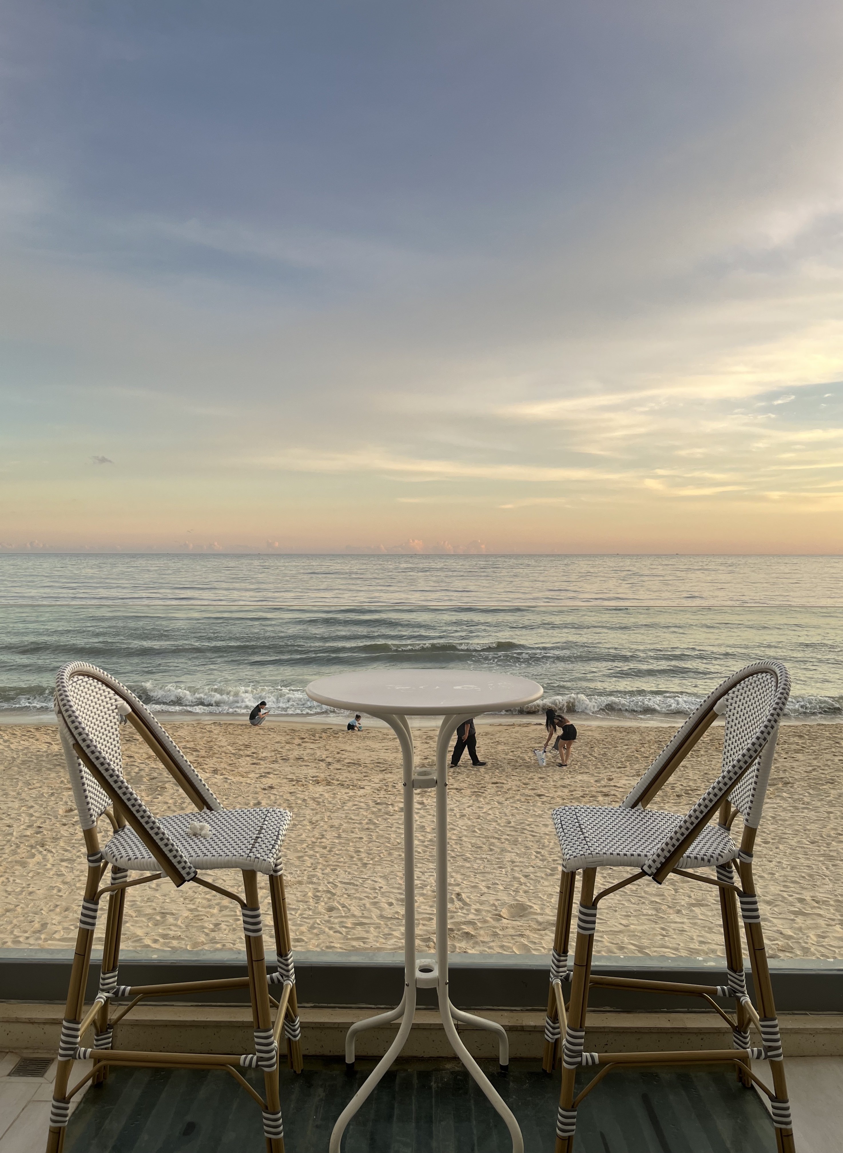 A sunset view from the former Jingting Bay chapel in Shanwei. Photo: Mabel Lui