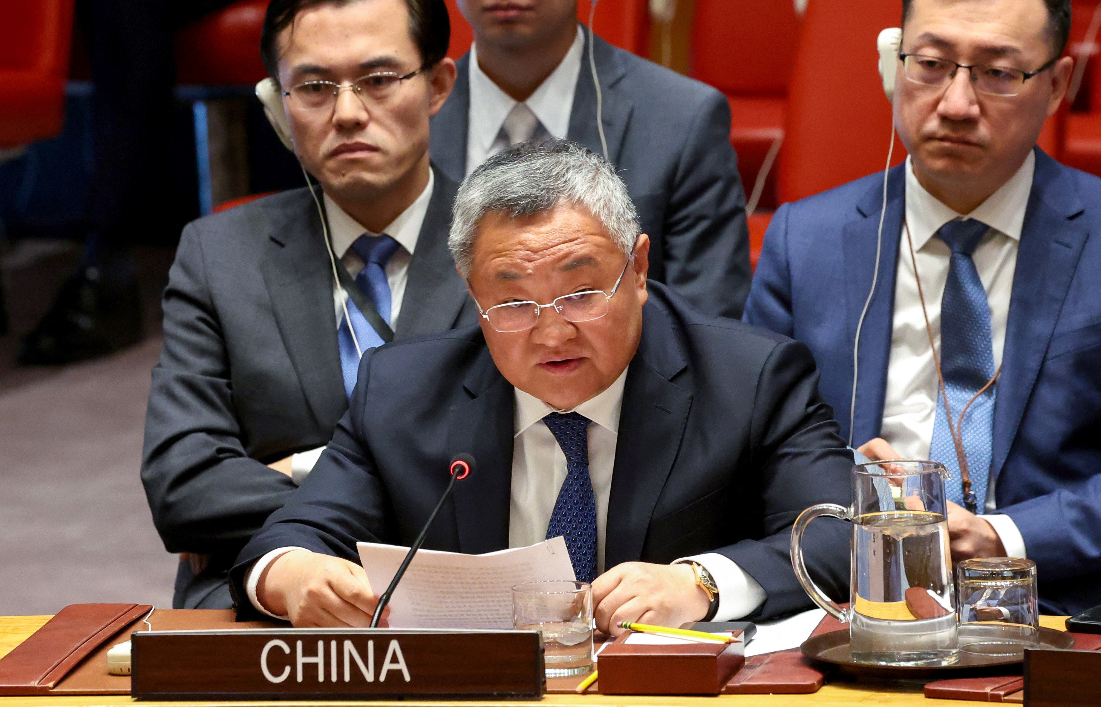 China’s permanent representative to the UN Fu Cong alluded to US policy when he criticised countries with a “small yard and high fence” policy regarding tech and industry. Photo: Reuters