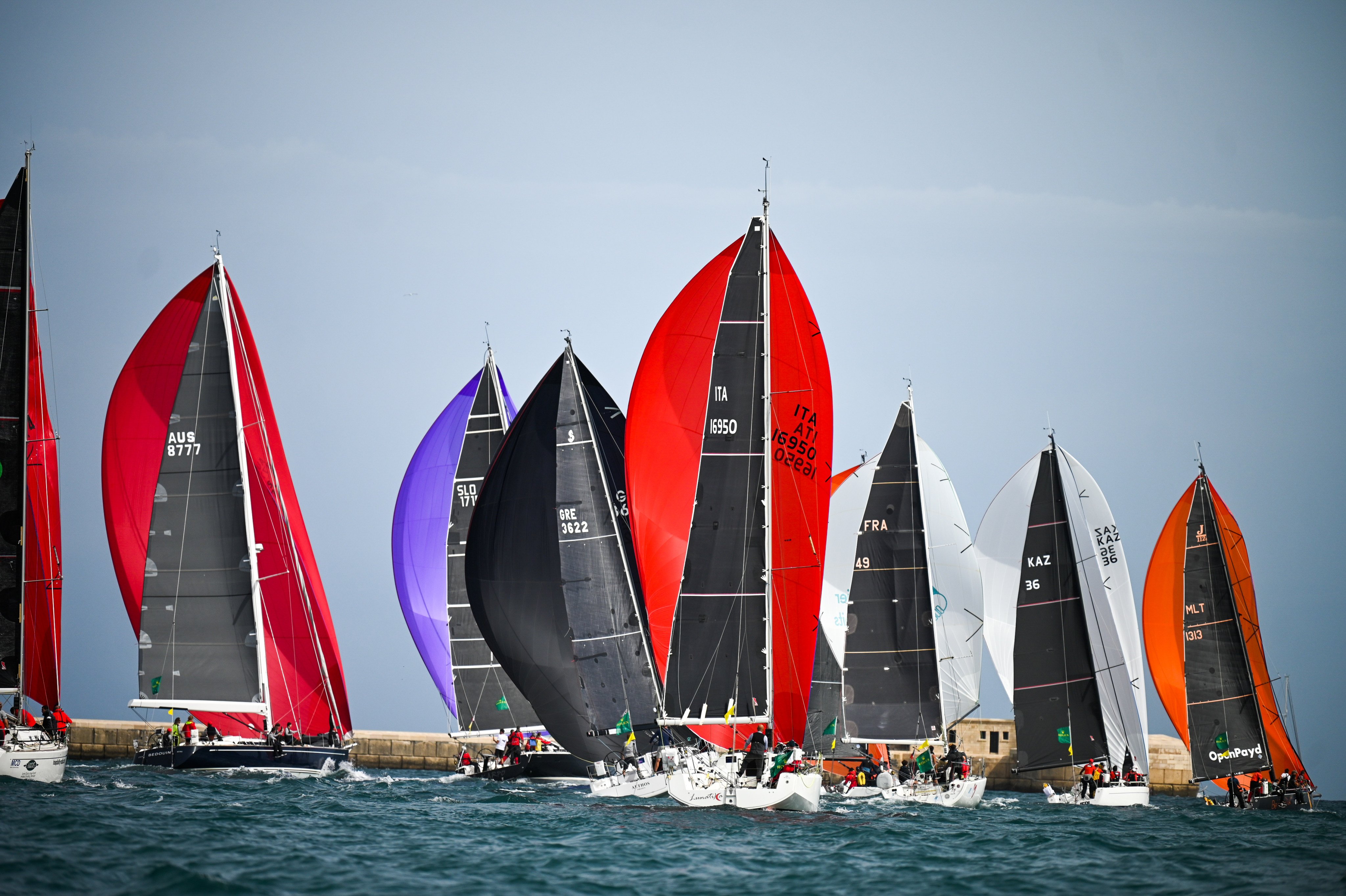 The Rolex Middle Sea Race, at the Grand Harbour in Valletta, Malta, attracts a global fleet and is considered one of the premier offshore regattas. Photo: Xinhua