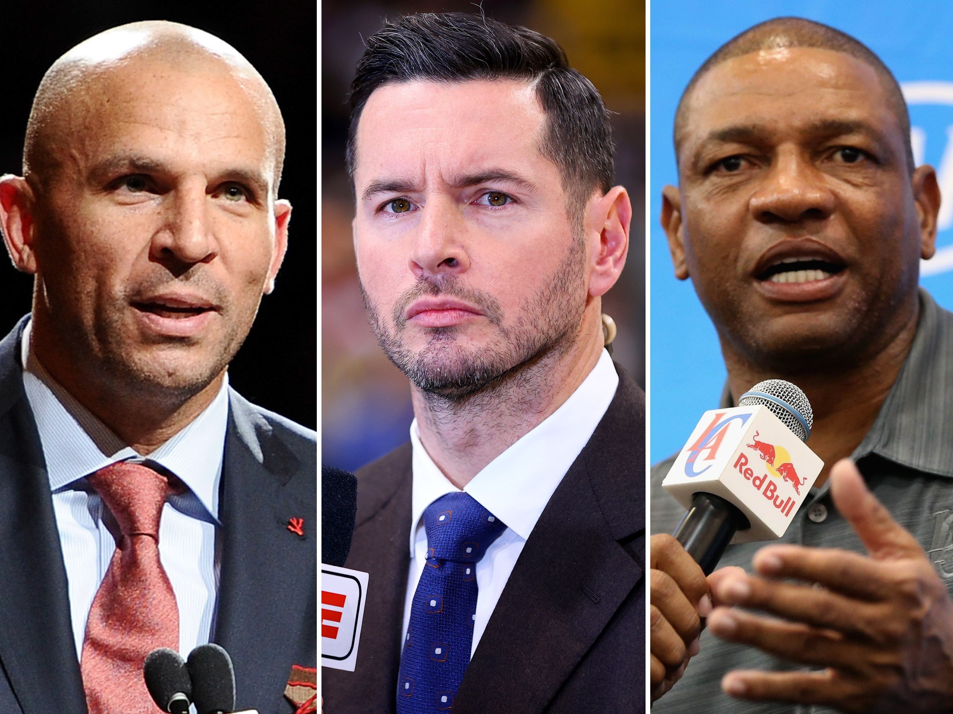 (From left) Jason Kidd comes out on top as the richest NBA coach, while J.J. Redick and Doc Rivers also make our Top 7 list. Photos: AFP, TNS, AFP