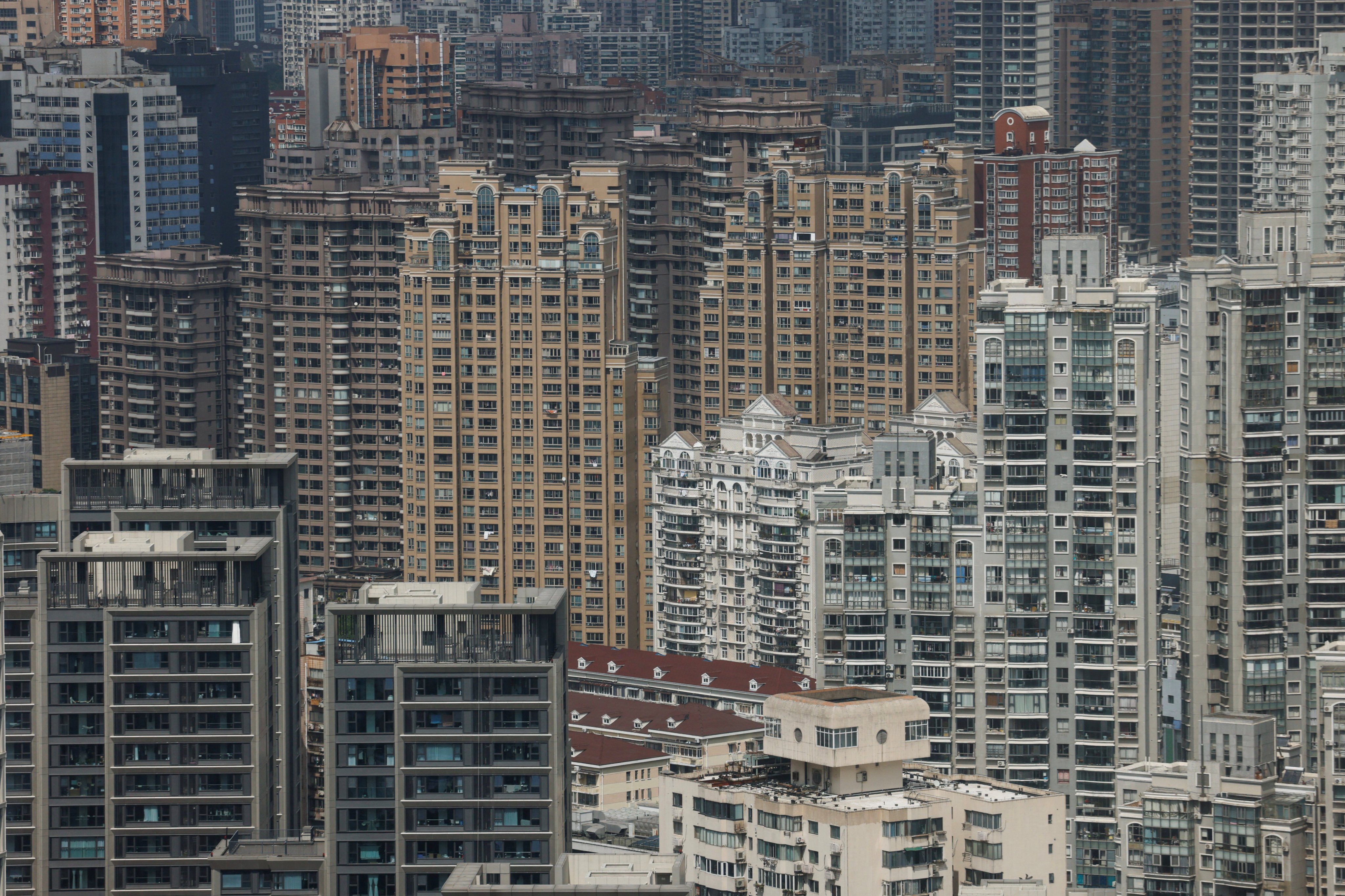 Residential buildings in Shanghai in September 2024. Photo: Reuters