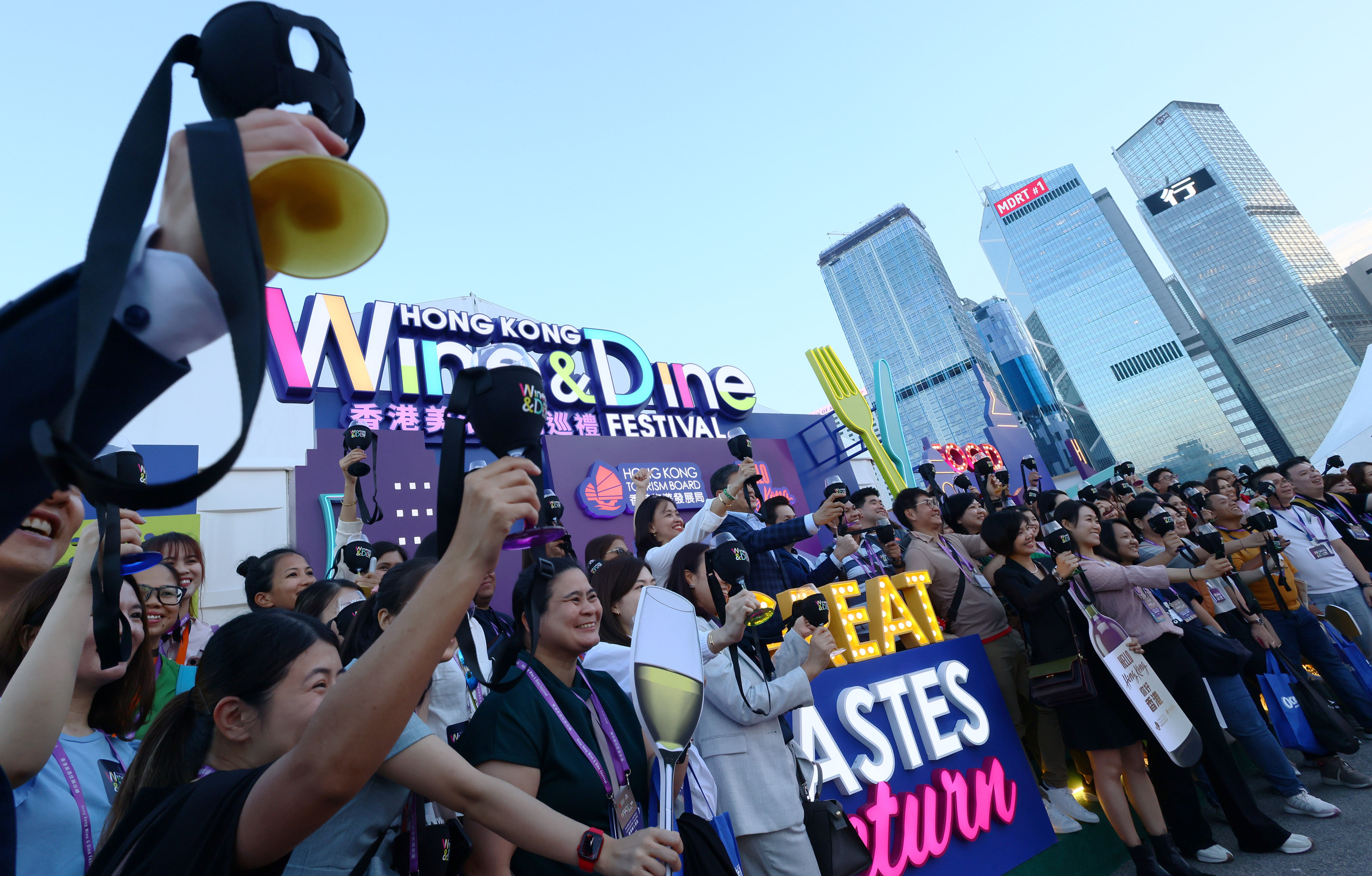 The Hong Kong Wine and Dine Festival attracted 140,000 guests last year. Photo: Dickson Lee