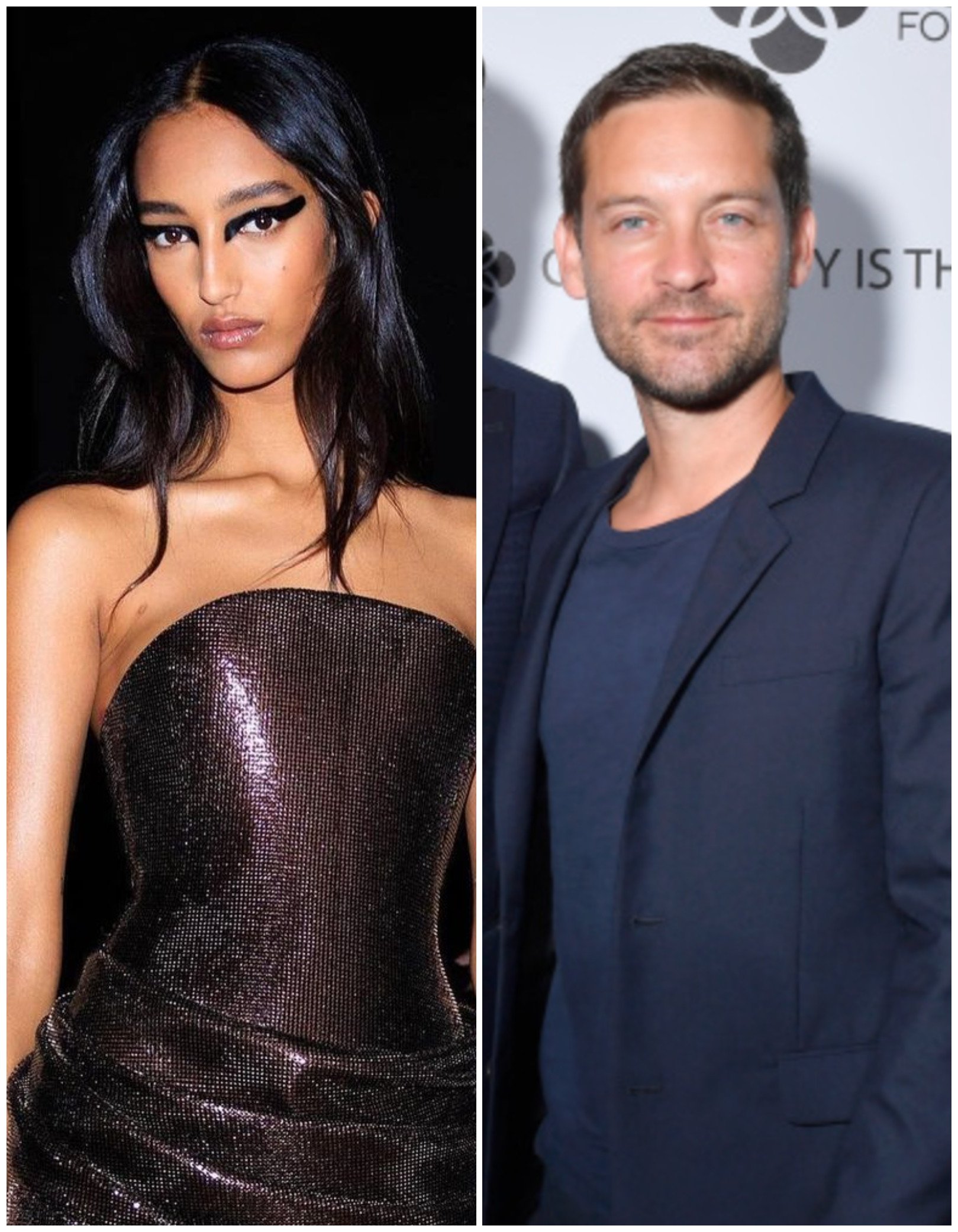 Mona Tougaard has been spotted hanging out with actor Tobey Maguire in New York. Photos: @mona_tougaard/Instagram, Getty Images