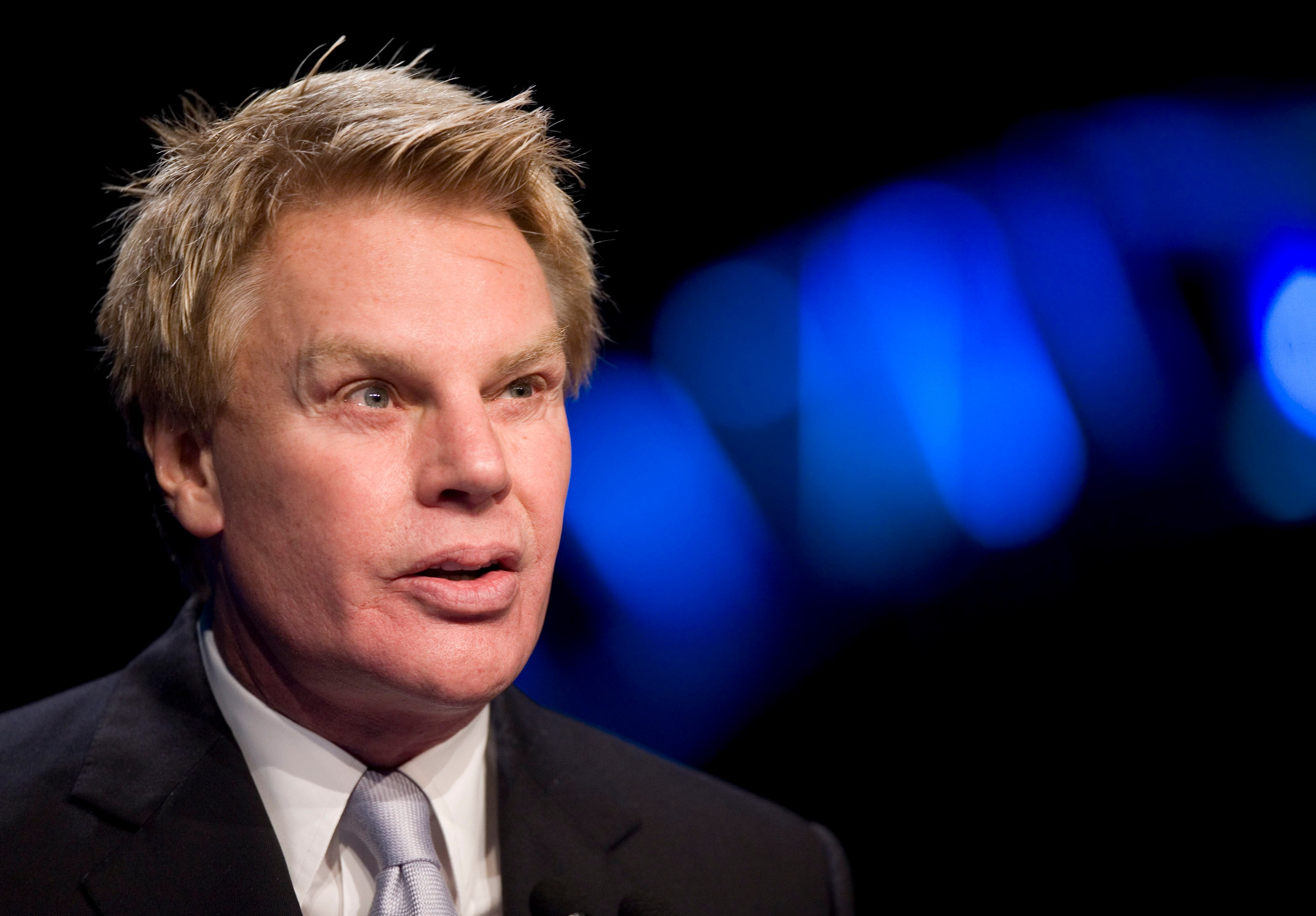 Michael Jeffries, former CEO of Abercrombie & Fitch, speaks at an event in New York in January 2009. Photo: AP