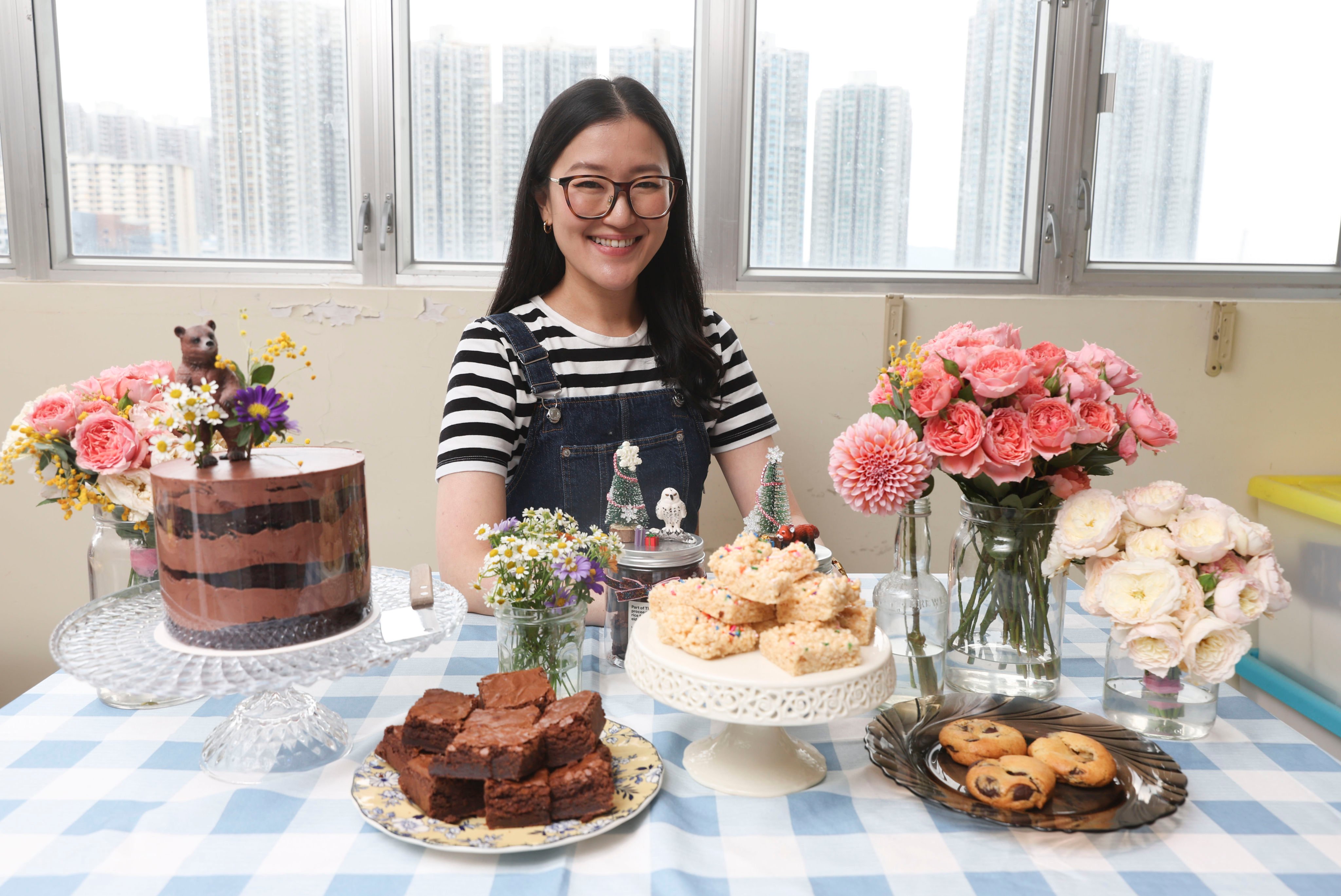 Karen Chu, founder of The Good Cake, says she wants to “build a community where young and old coexist” through her social enterprise, from which proceeds from baked goods buy rice for underprivileged elderly city residents. Photo: Edmond So