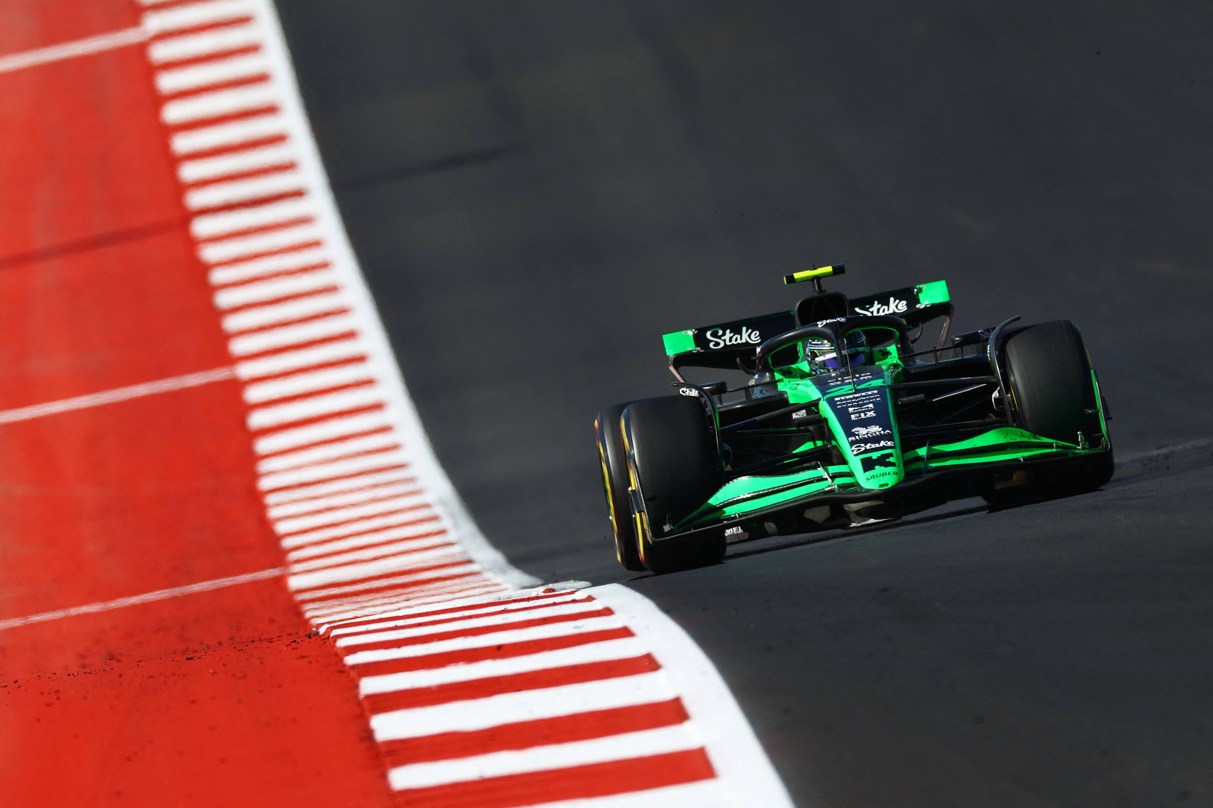 Zhou Guanyu is expected to lose his seat with Sauber at the end of the season. Photo: Getty Images