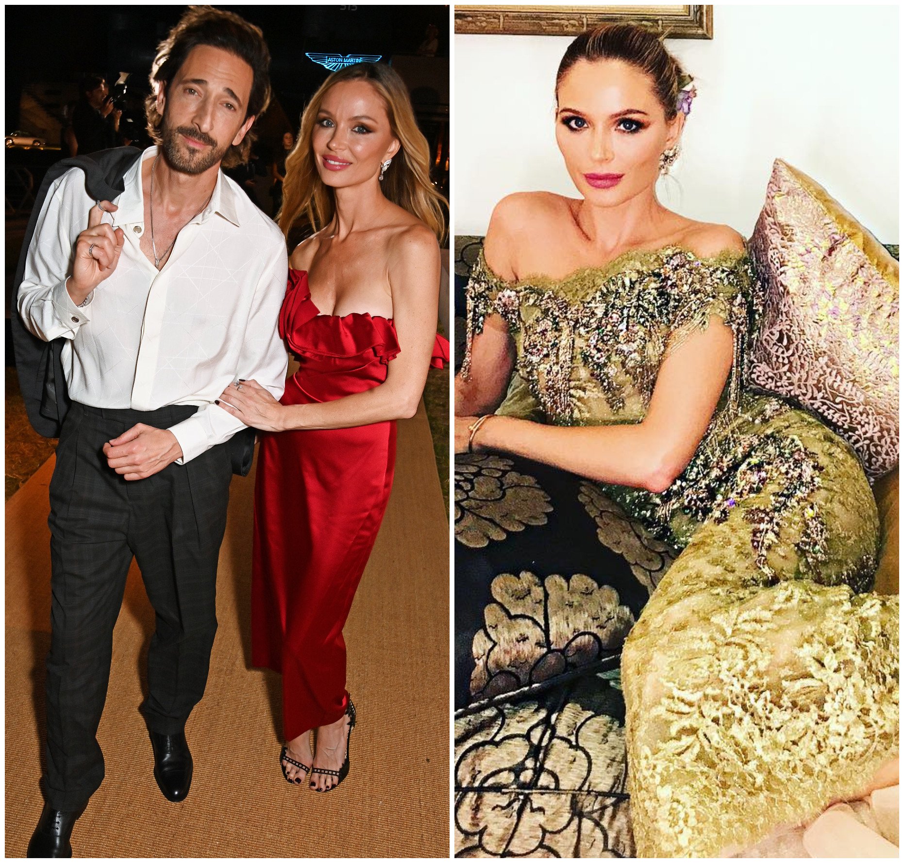 Georgina Chapman has been with actor Adrien Brody for nearly six years. Photos: Getty Images, @georginachapmanmarchesa/Instagram