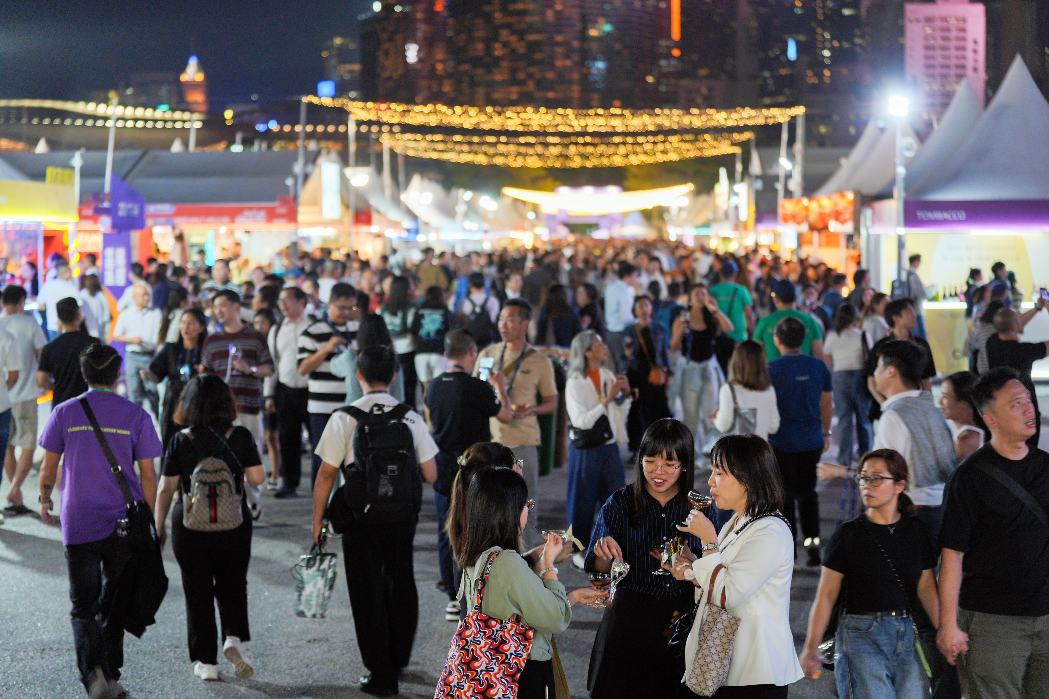 The Wine and Dine Festival runs until Sunday. Photo: Eugene Lee